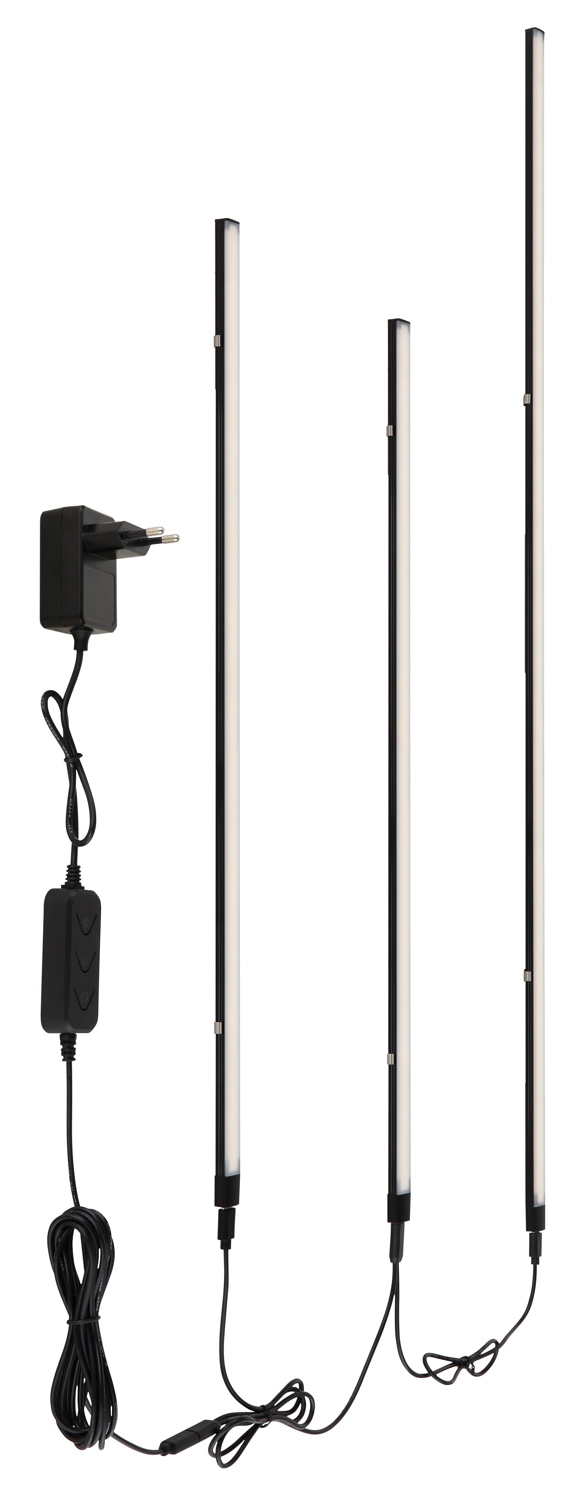 LED-BAND KUNSTSTOFF SCHWARZ MATT, 1XLED