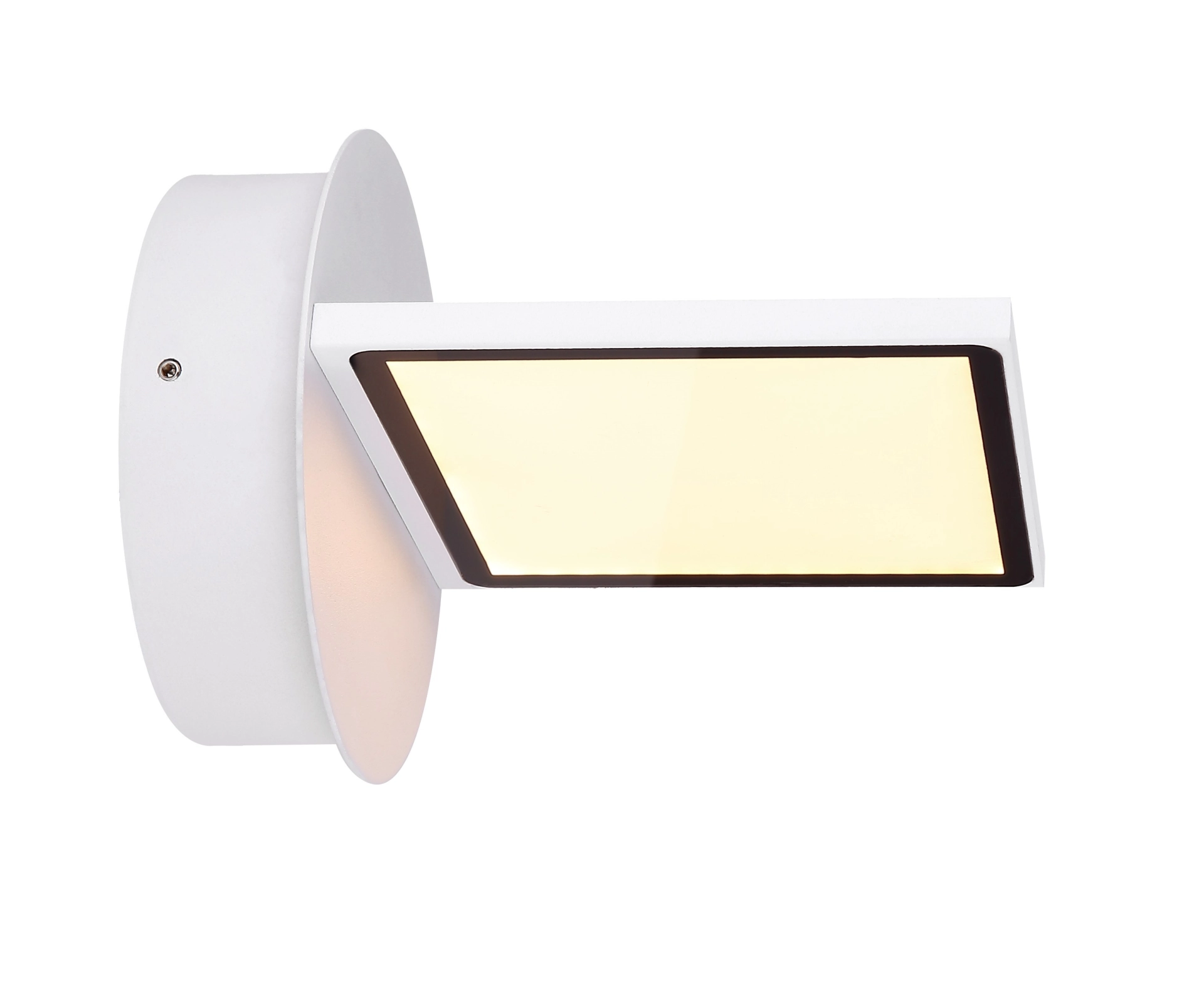 WANDLEUCHTE METALL WEIß, 1XLED