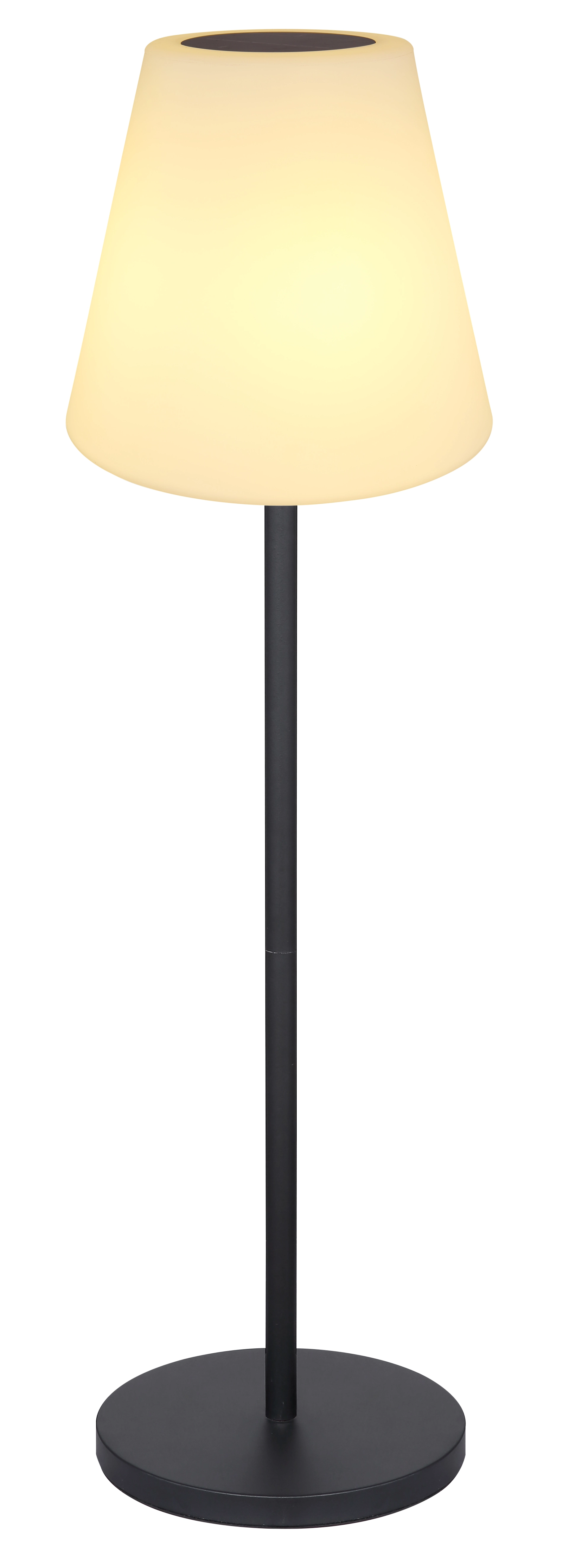 SOLARLEUCHTE METALL SCHWARZ, 1XLED