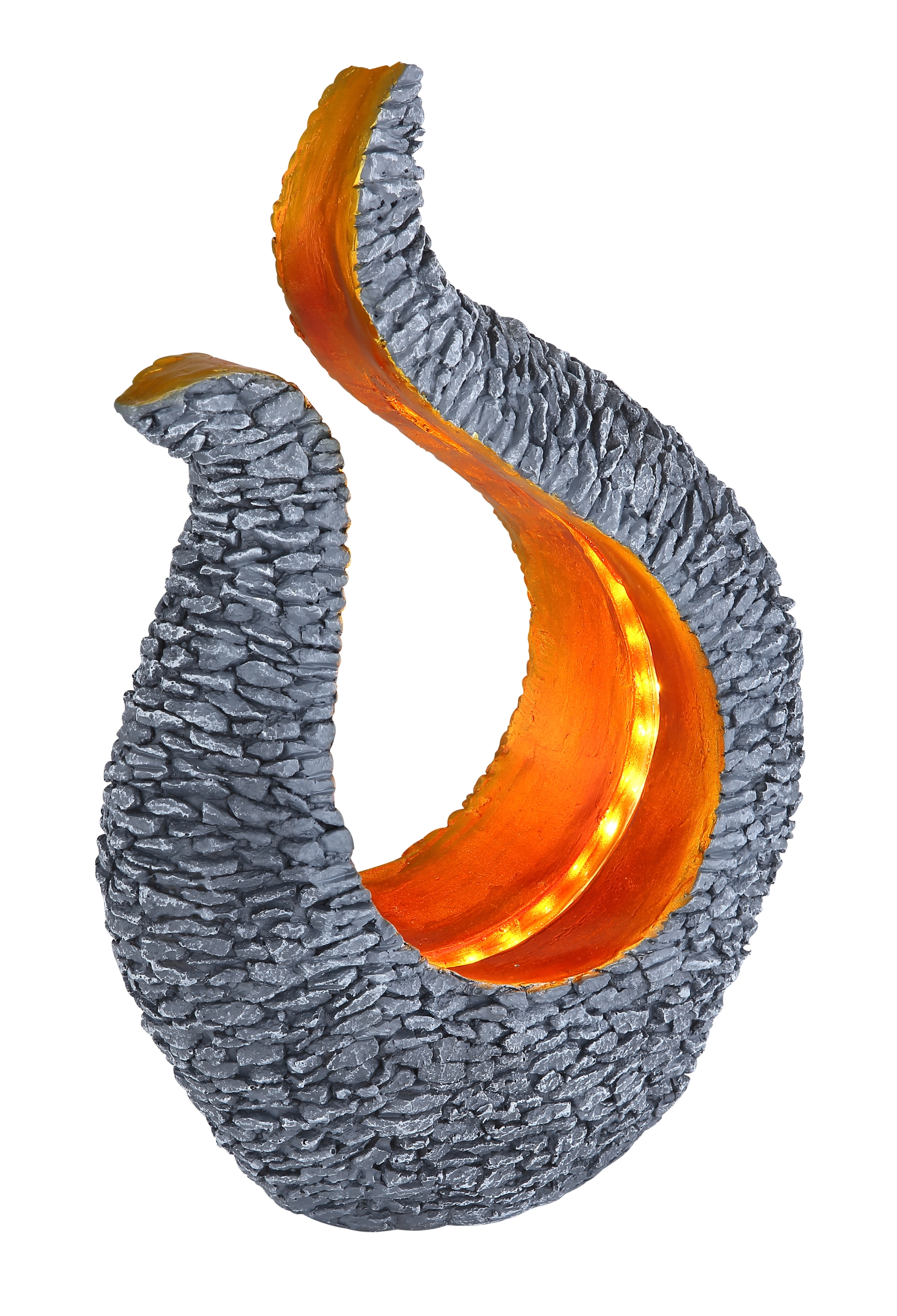 SOLARLEUCHTE KUNSTSTOFF STEINGRAU, 28XLED