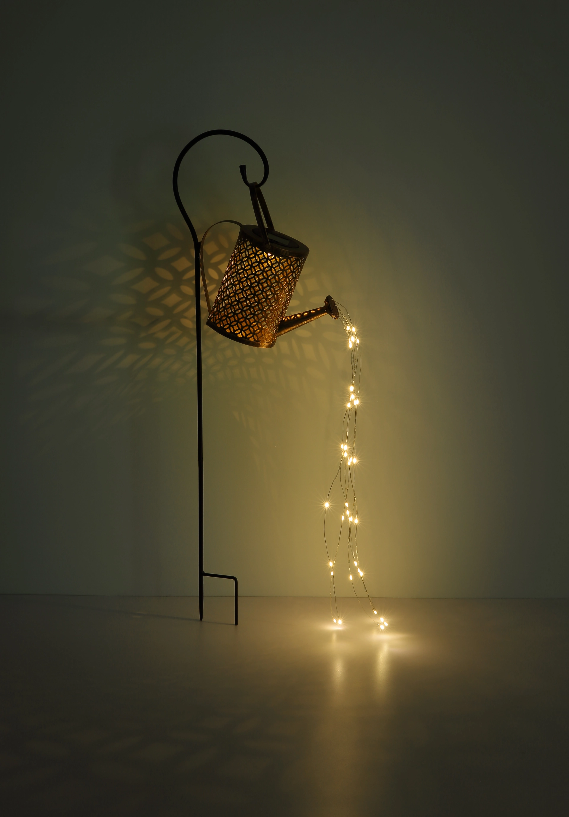 SOLARLEUCHTE METALL SCHWARZ MATT, 36XLED