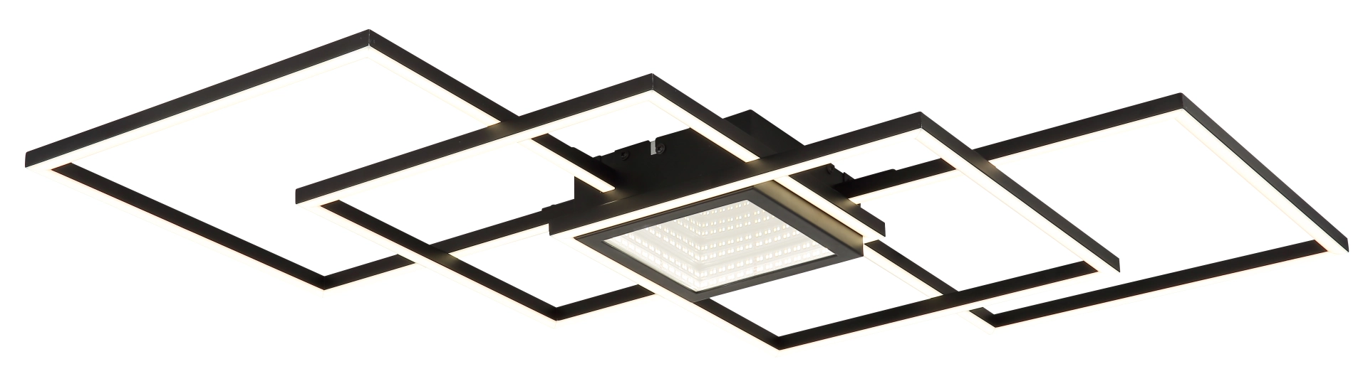DECKENLEUCHTE METALL SCHWARZ MATT, 1XLED