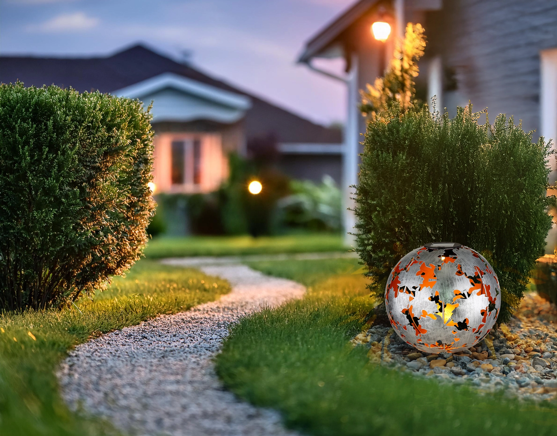 SOLARLEUCHTE METALL SILBERGRAU, 1XLED