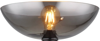 GLASSCHALE RAUCHFARBEN, DM. 30CM