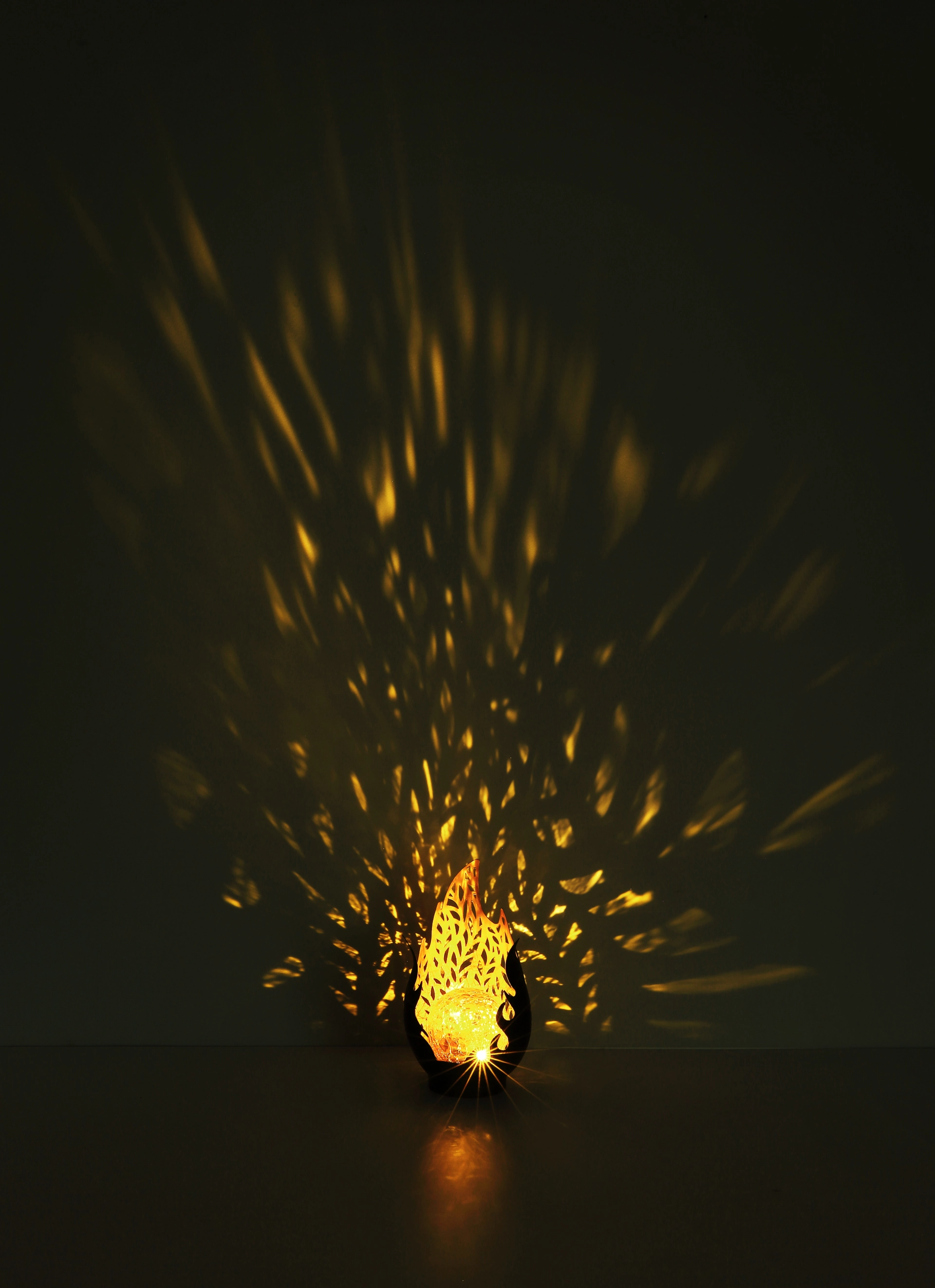 SOLARLEUCHTE METALL SCHWARZ, 1XLED