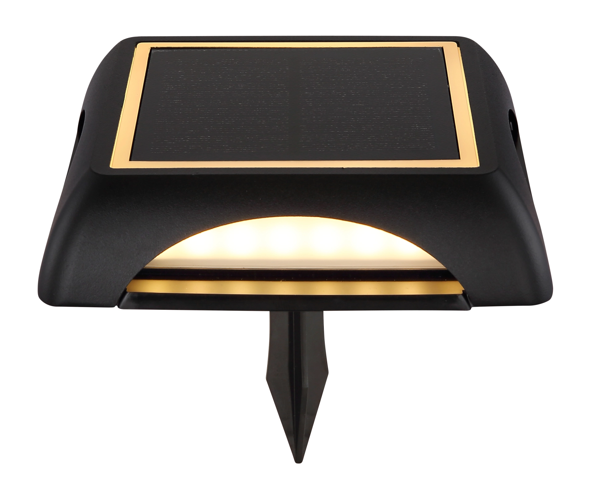 SOLARLEUCHTE ALUMINIUM DRUCKGUSS SCHWARZ MATT, 1XL