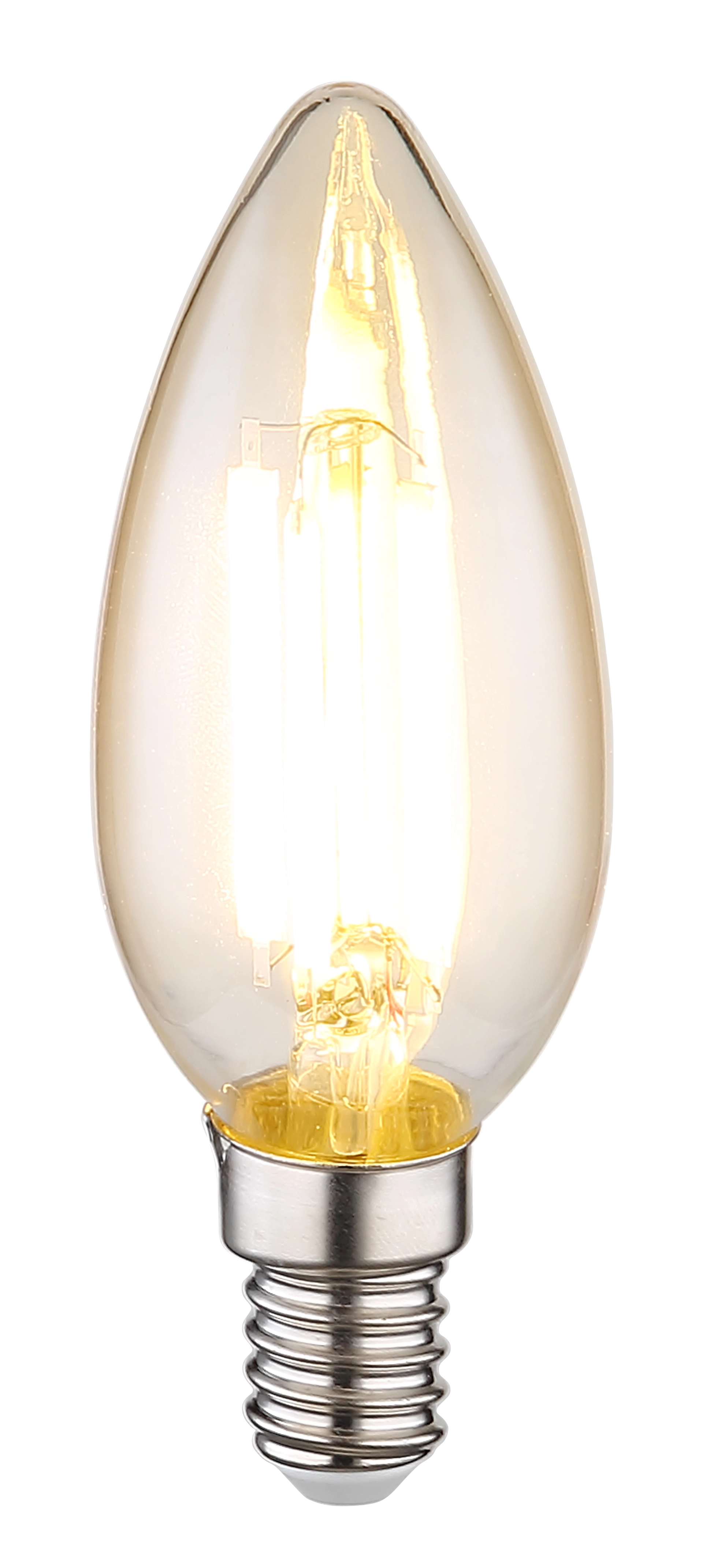 LED LEUCHTMITTEL GLAS AMBER, 1XE14 LED