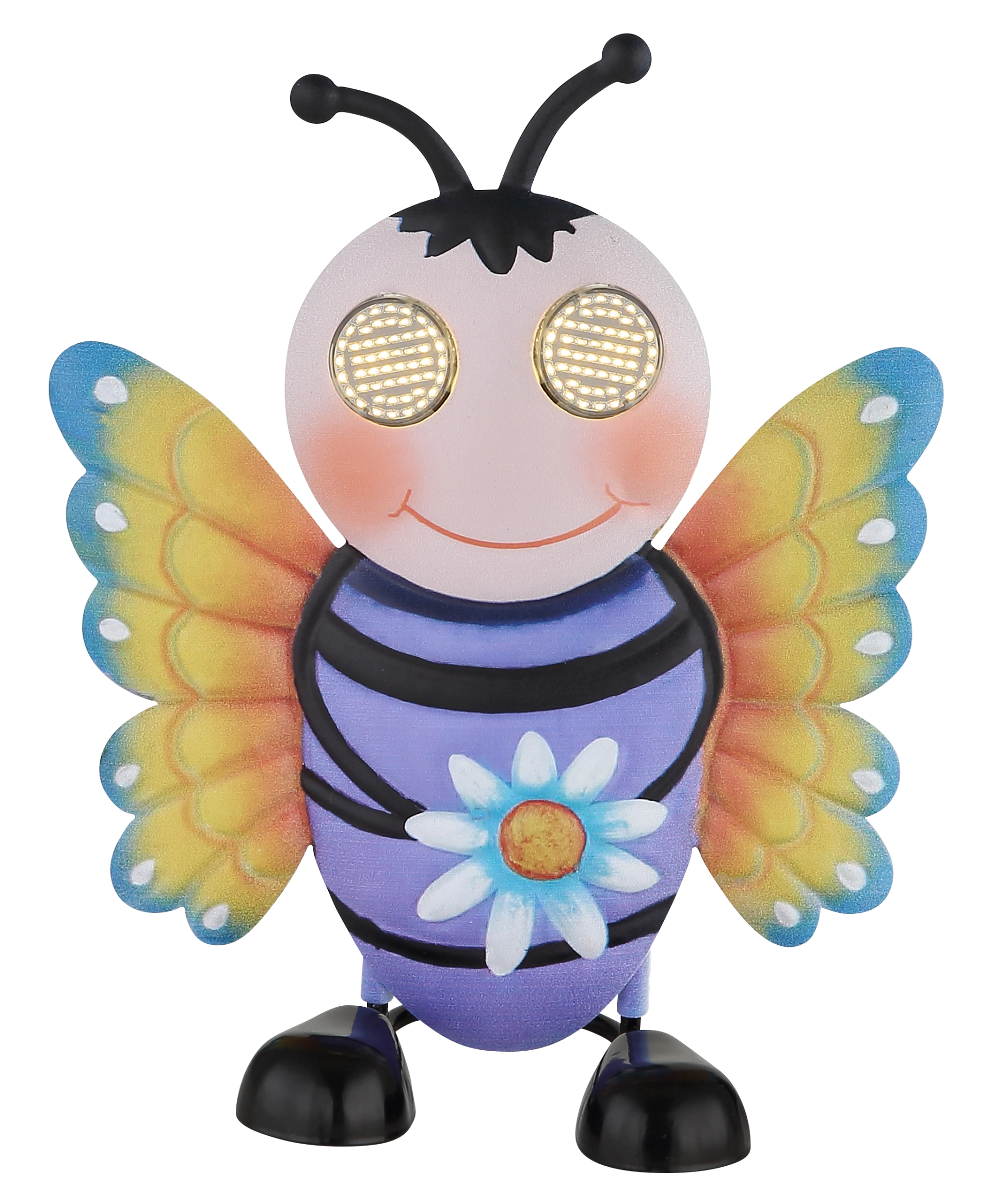 SOLARLEUCHTE METALL BUNT, 104XLED