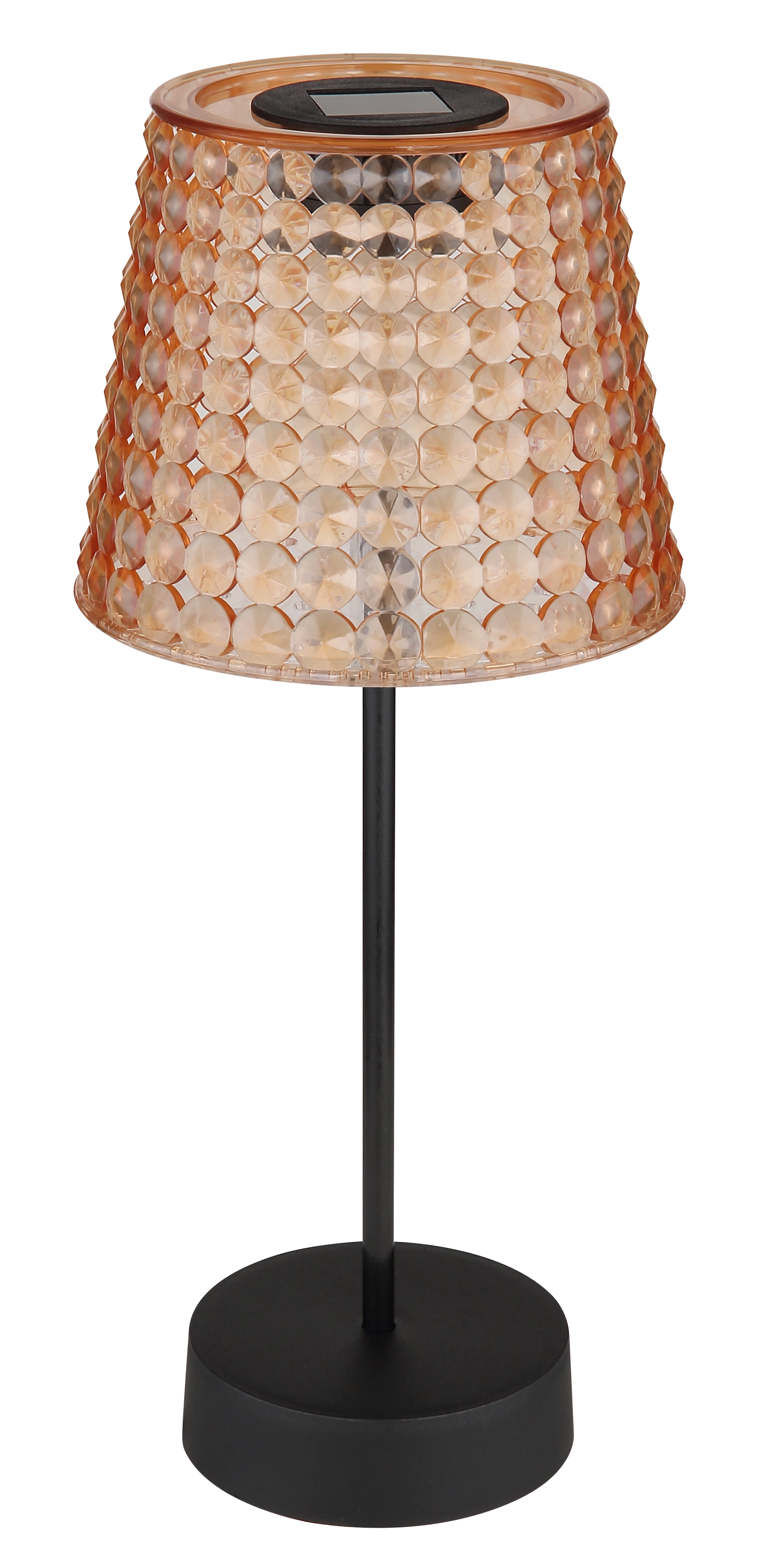 SOLARLEUCHTE KUNSTSTOFF SCHWARZ MATT, 1XLED