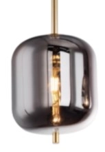 ERSATZGLAS, RAUCHFARBEN, GOLD, DMXH: 16,5X19,7CM