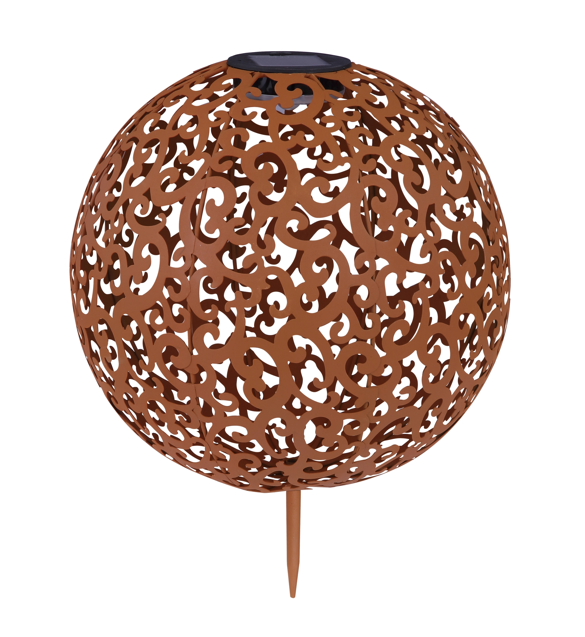 SOLARLEUCHTE METALL ROSTFARBEN, 1XLED