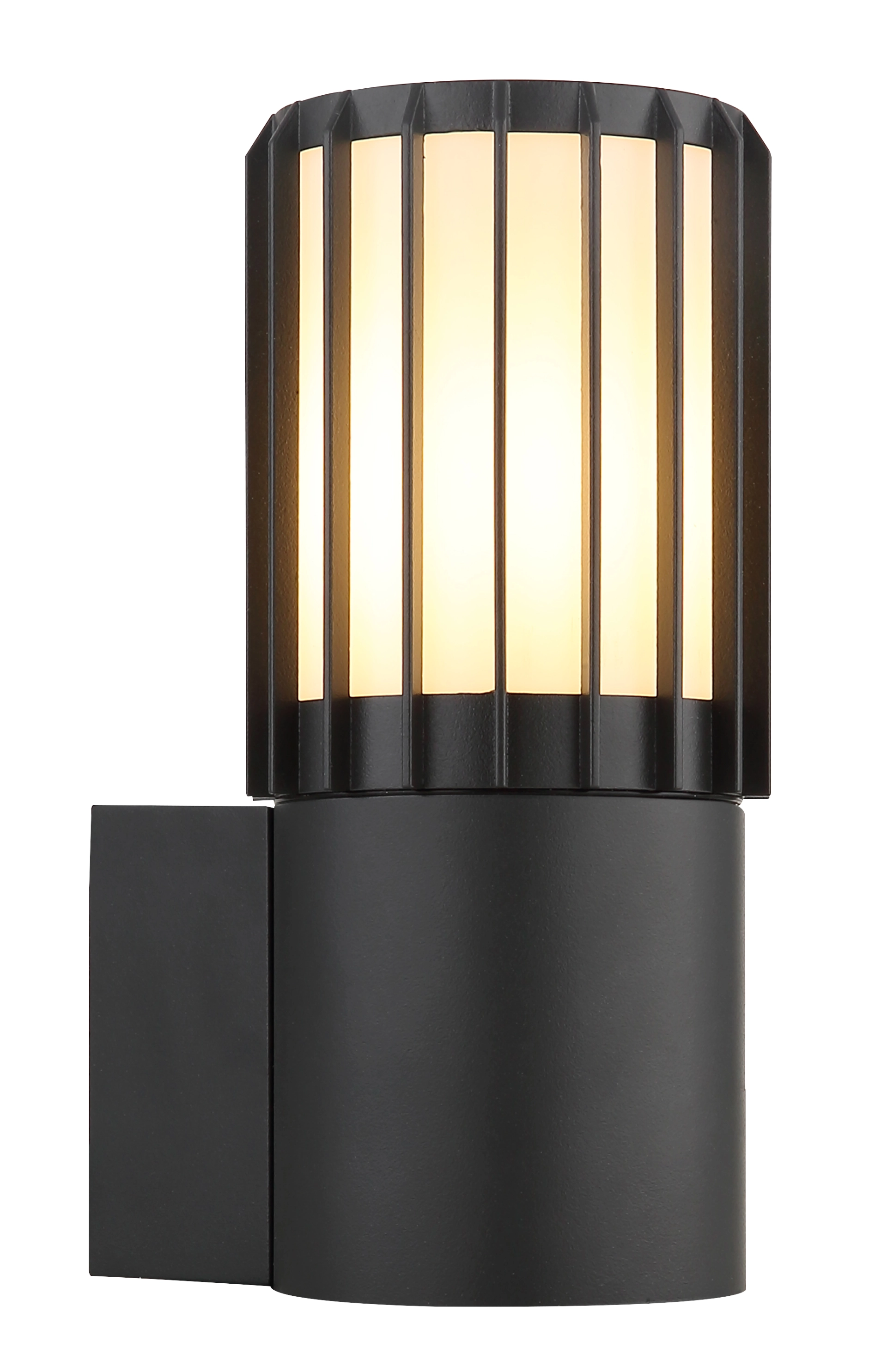 Außenleuchte MERVIN aus Aluminium, anthrazit matt, Kunststoff opal, Globo Handels GmbH