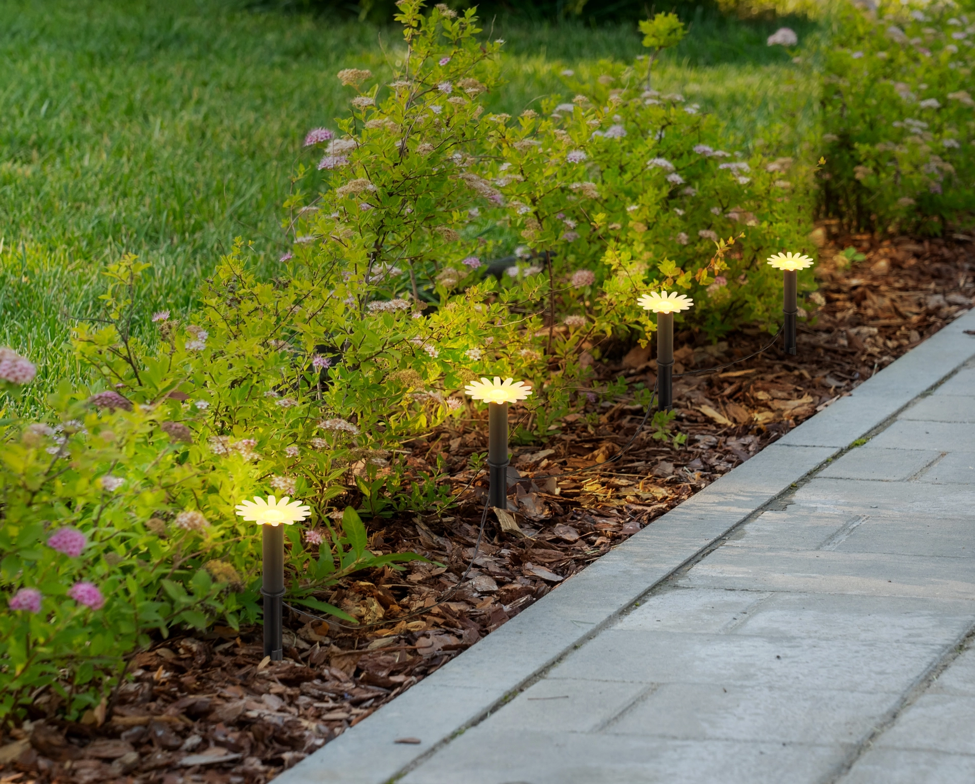 SOLAR-LICHTERKETTE KUNSTSTOFF SCHWARZ, 5XLED