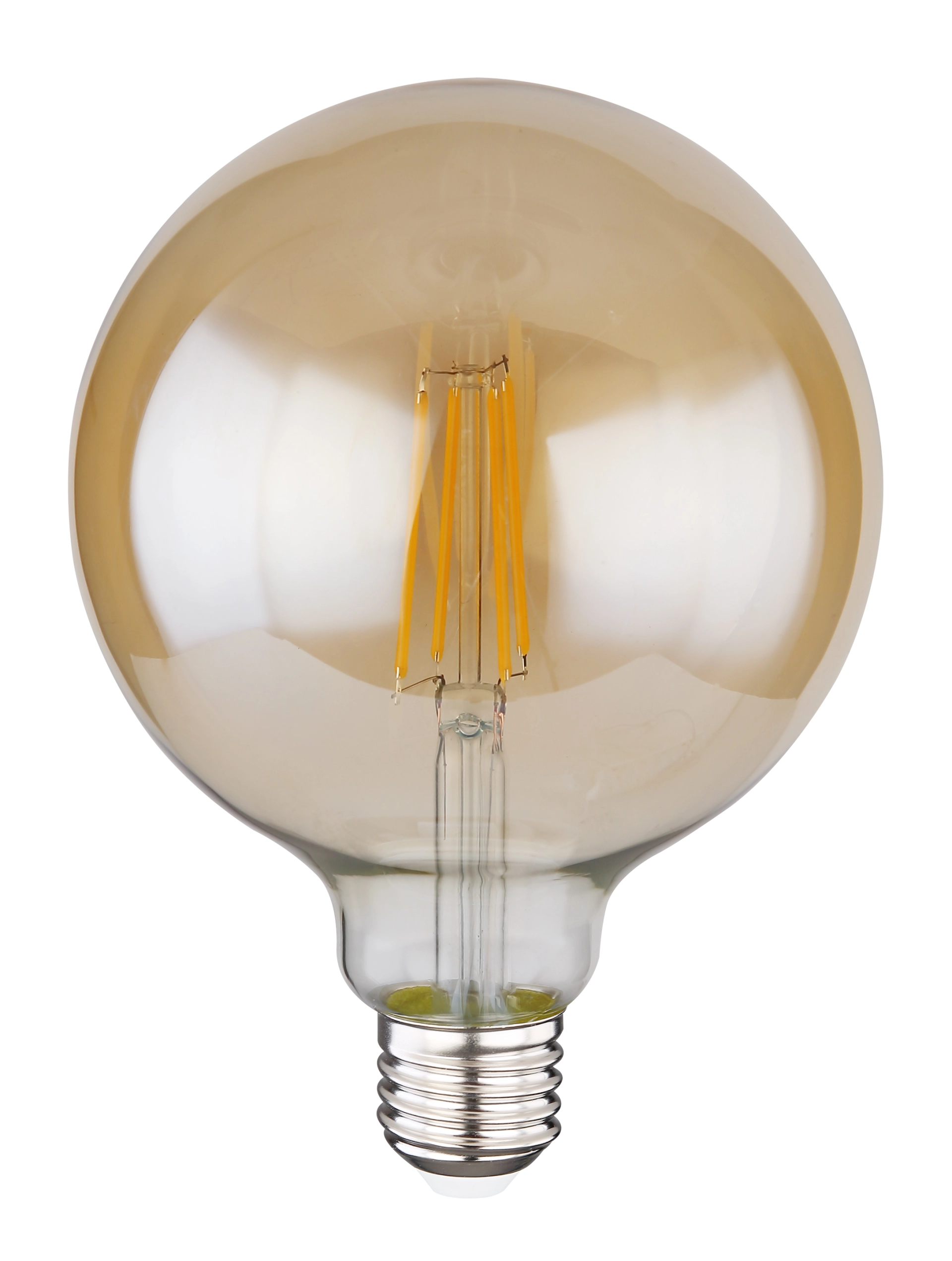 LED LEUCHTMITTEL GLAS AMBER, 1XE27 LED