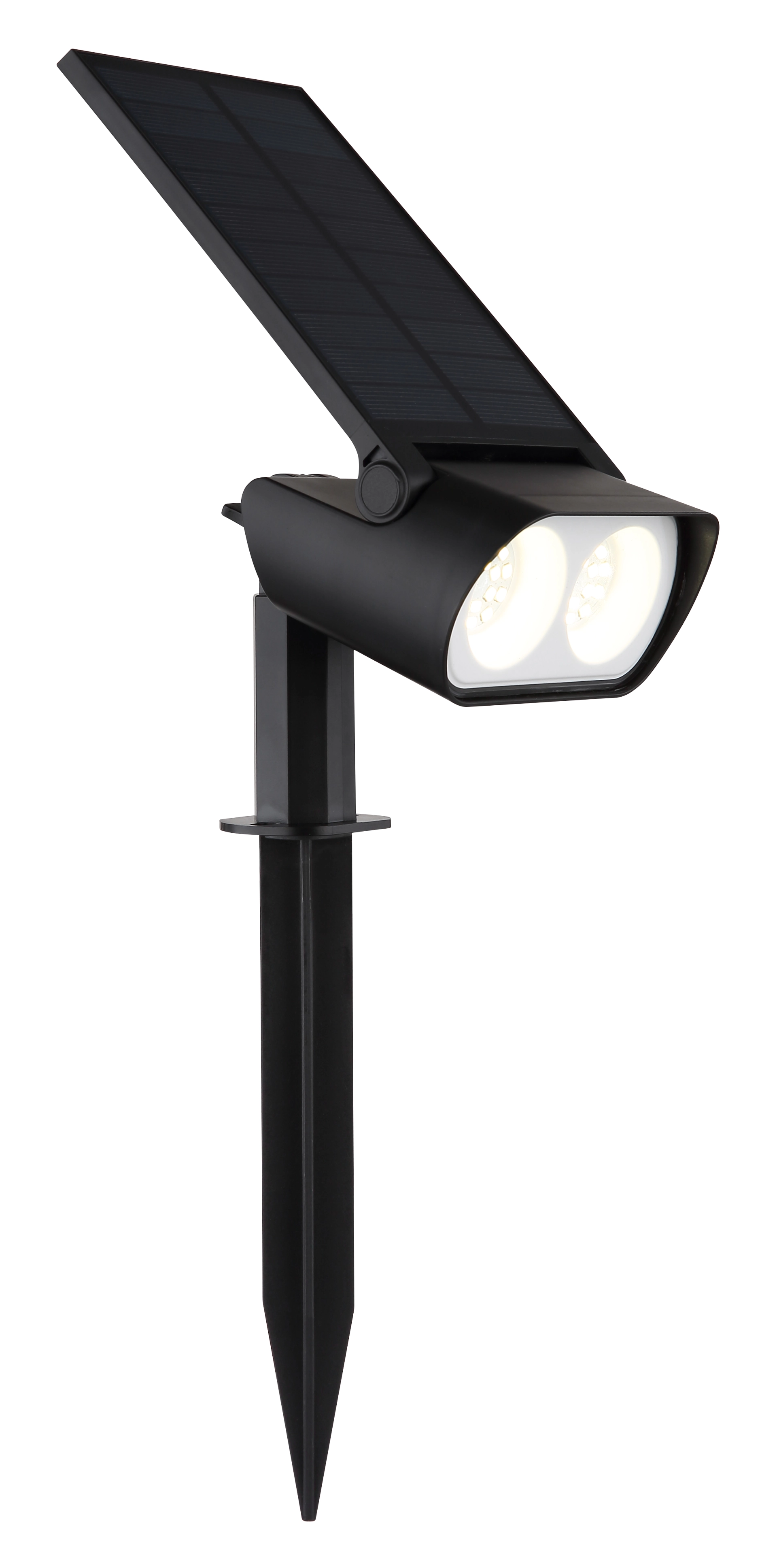 SOLARLEUCHTE KUNSTSTOFF SCHWARZ MATT, 32XLED