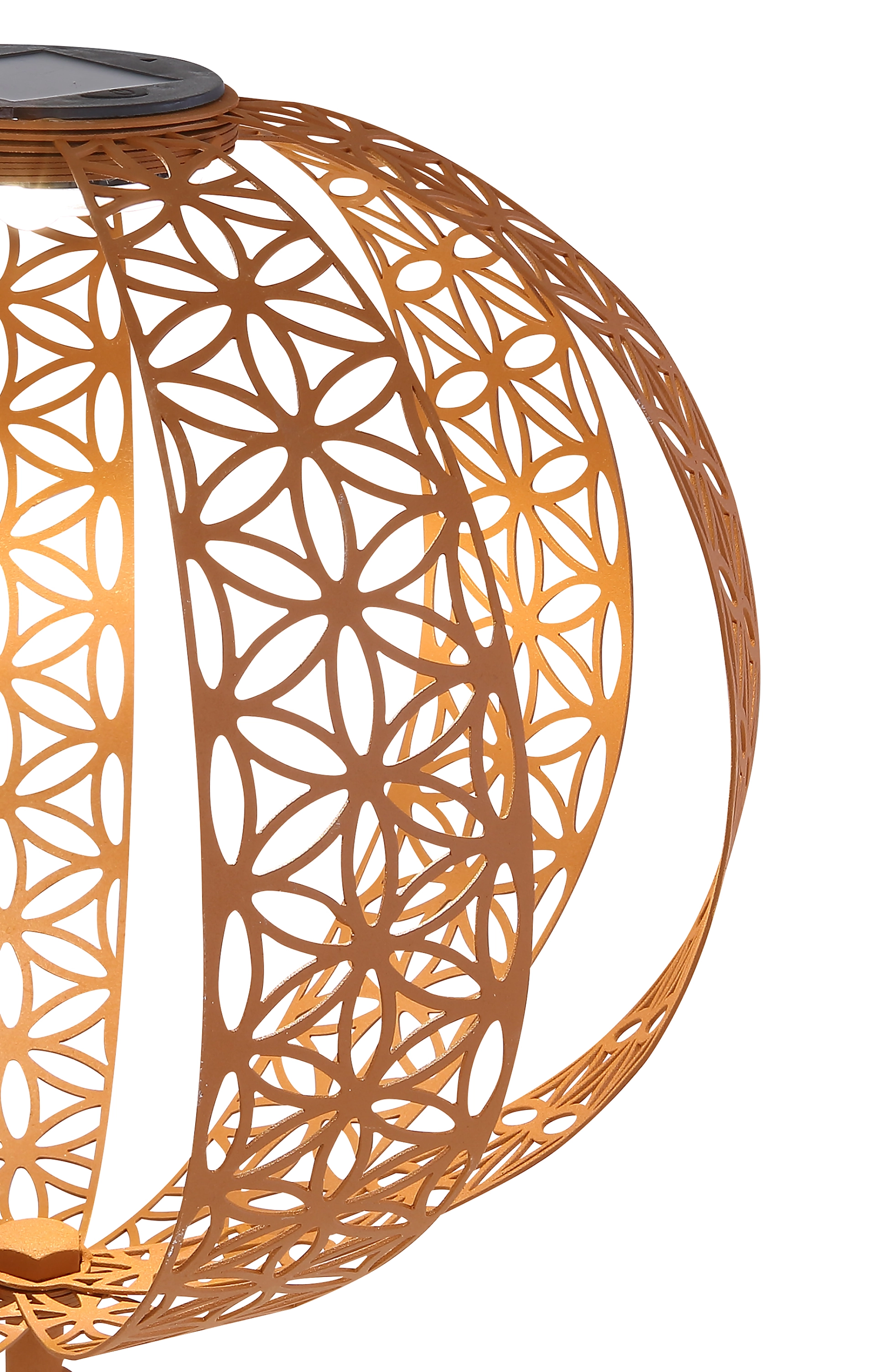 SOLARLEUCHTE METALL ROSTFARBEN, 1XLED