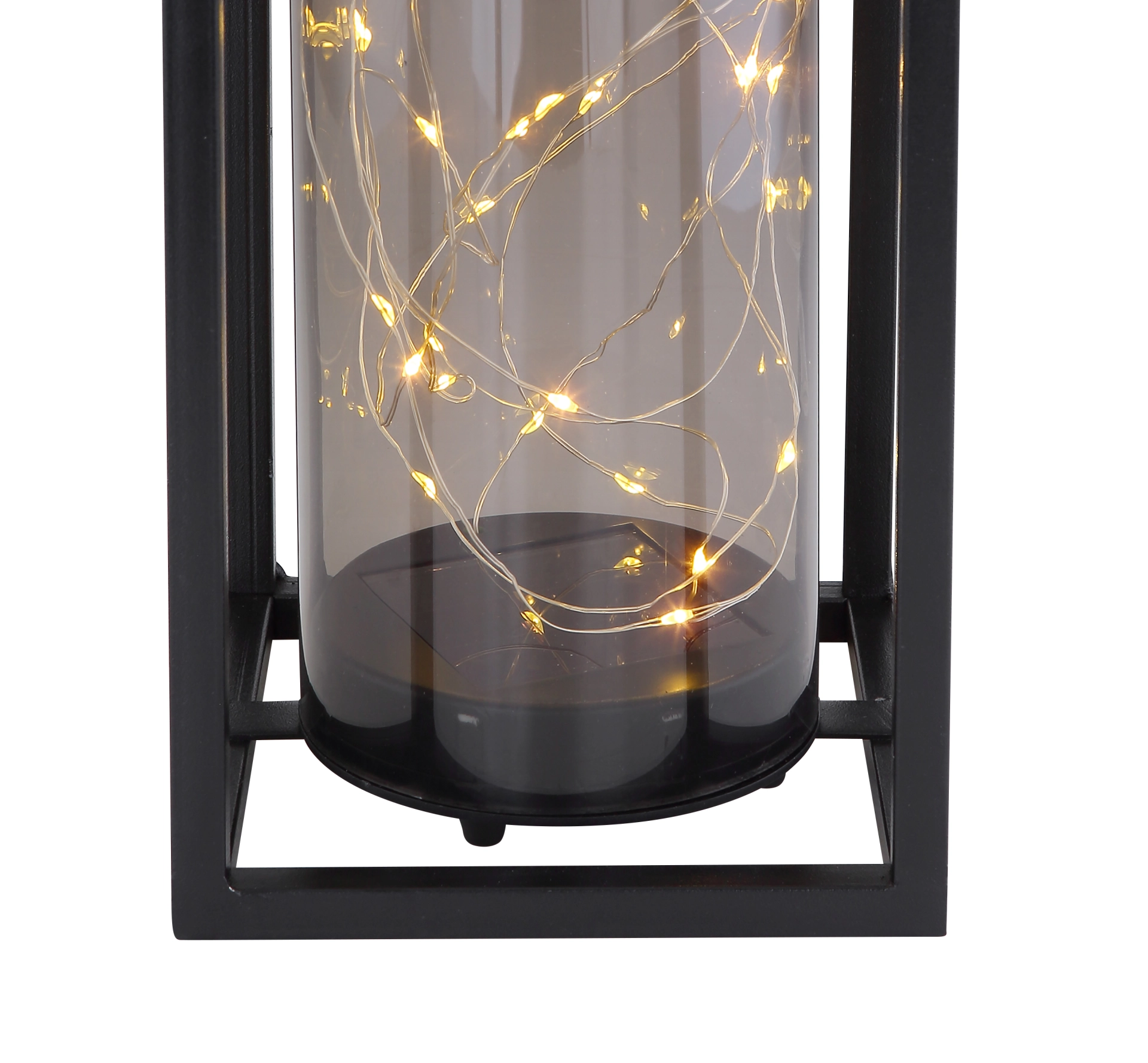 SOLARLEUCHTE METALL SCHWARZ, 30XLED