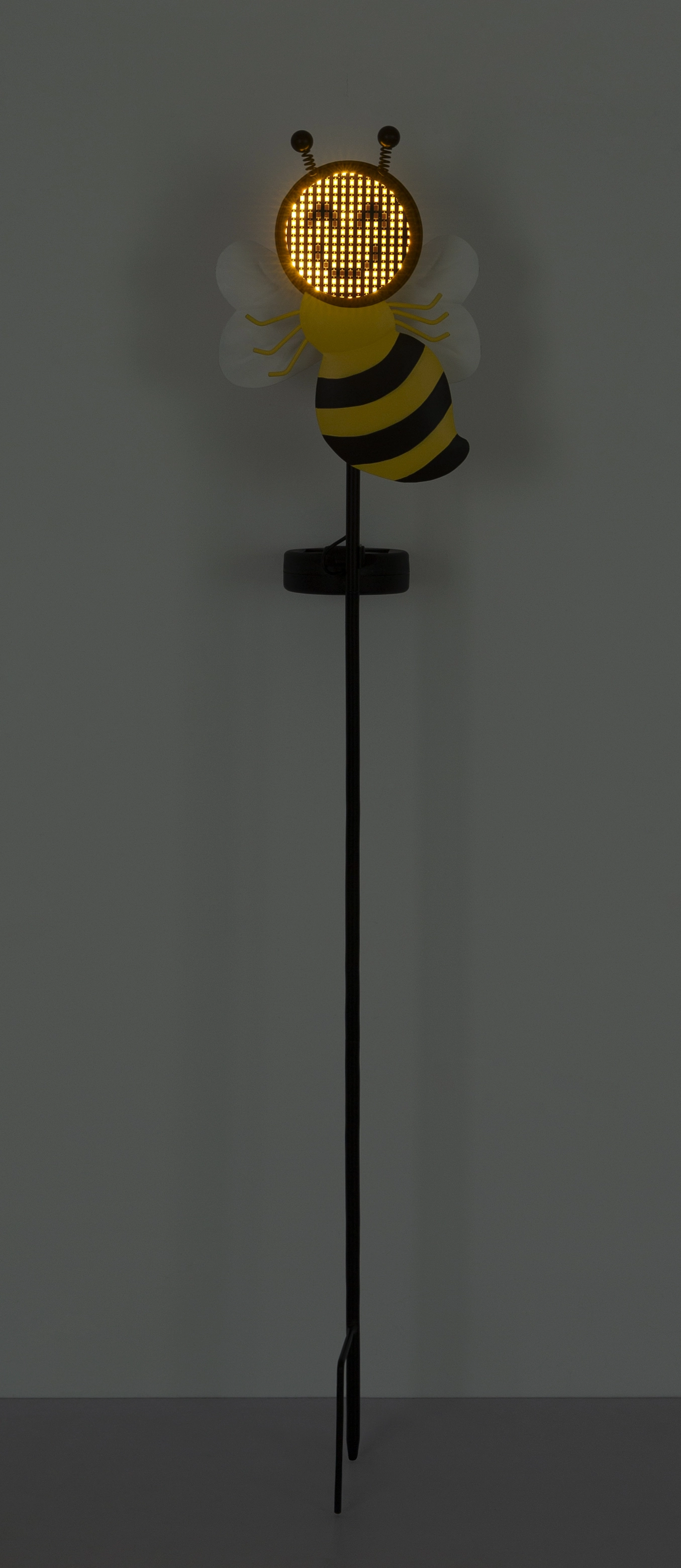 SOLARLEUCHTE METALL WEIß MATT, 200XLED