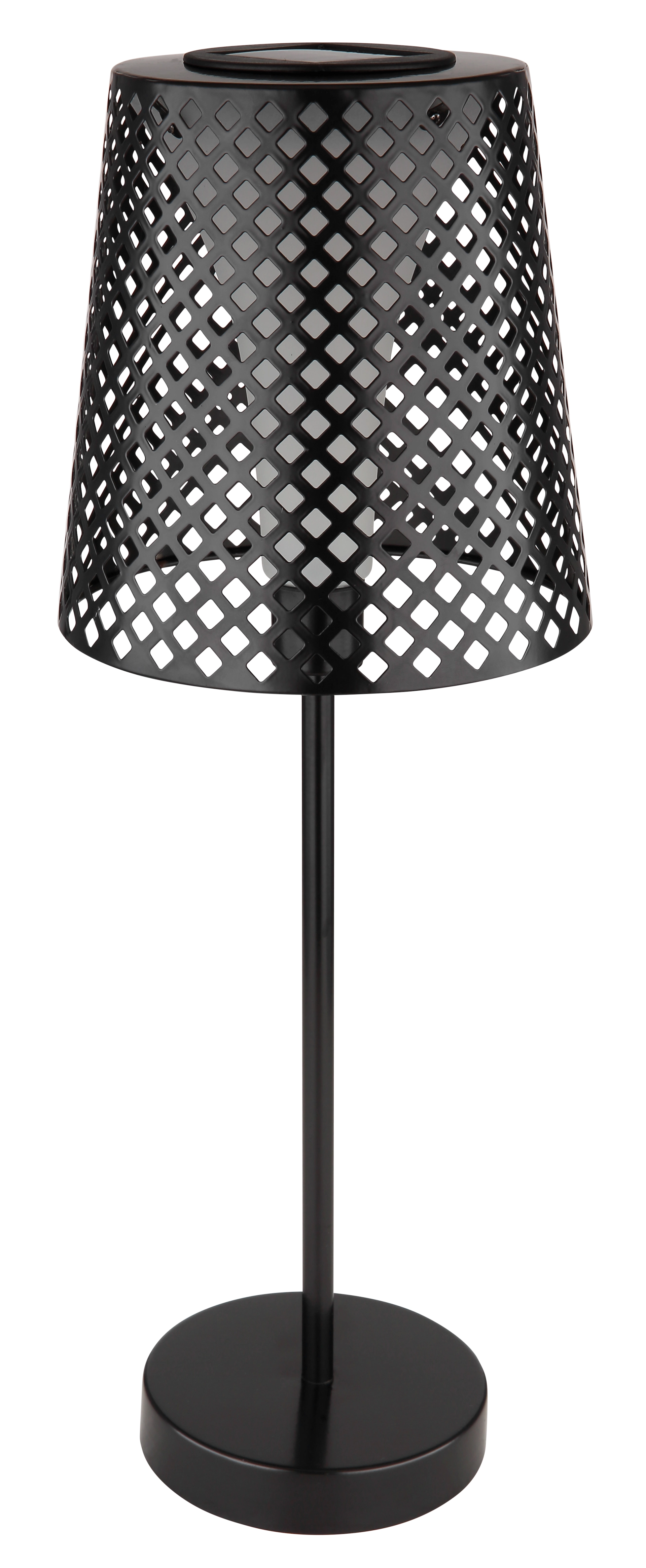 SOLARLEUCHTE METALL SCHWARZ, 1XLED