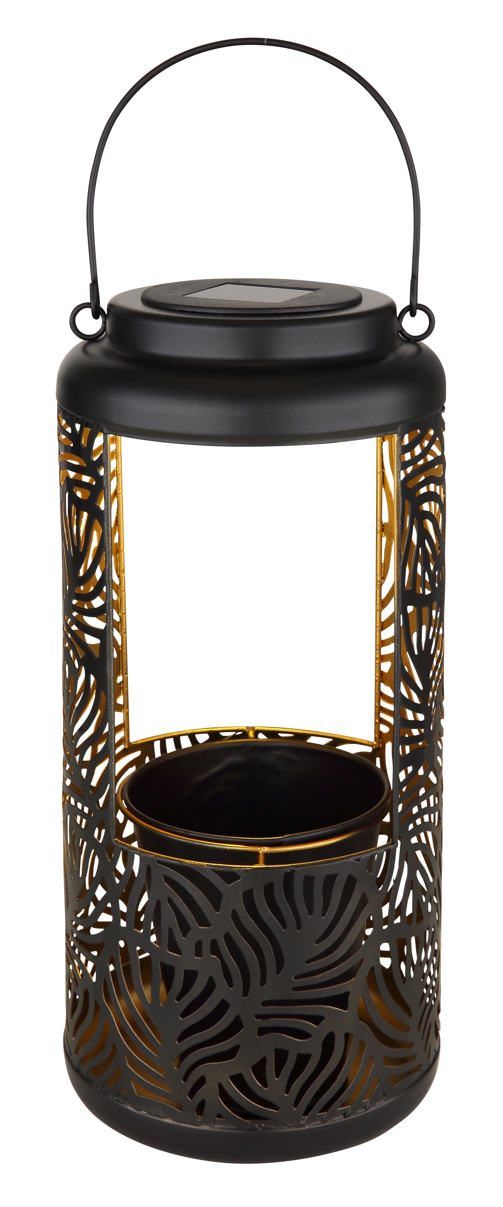 SOLARLEUCHTE METALL SCHWARZ, 1XLED