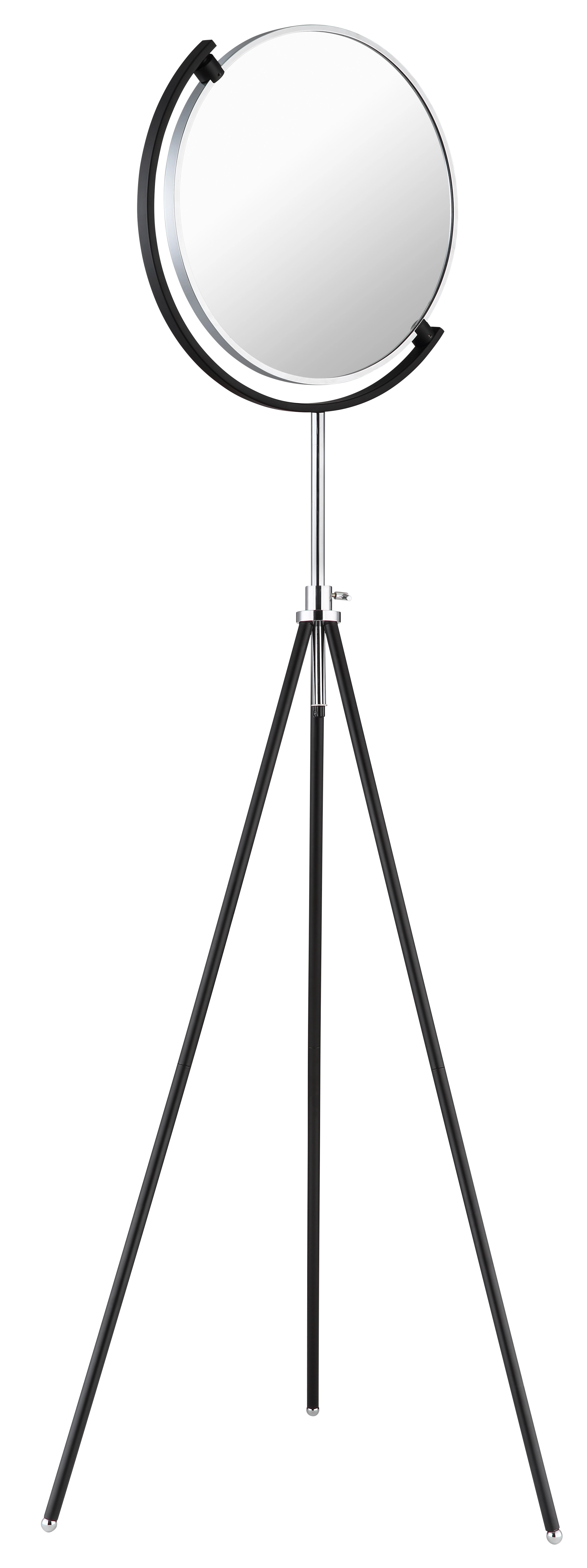 STEHLEUCHTE METALL SCHWARZ MATT, 1XLED