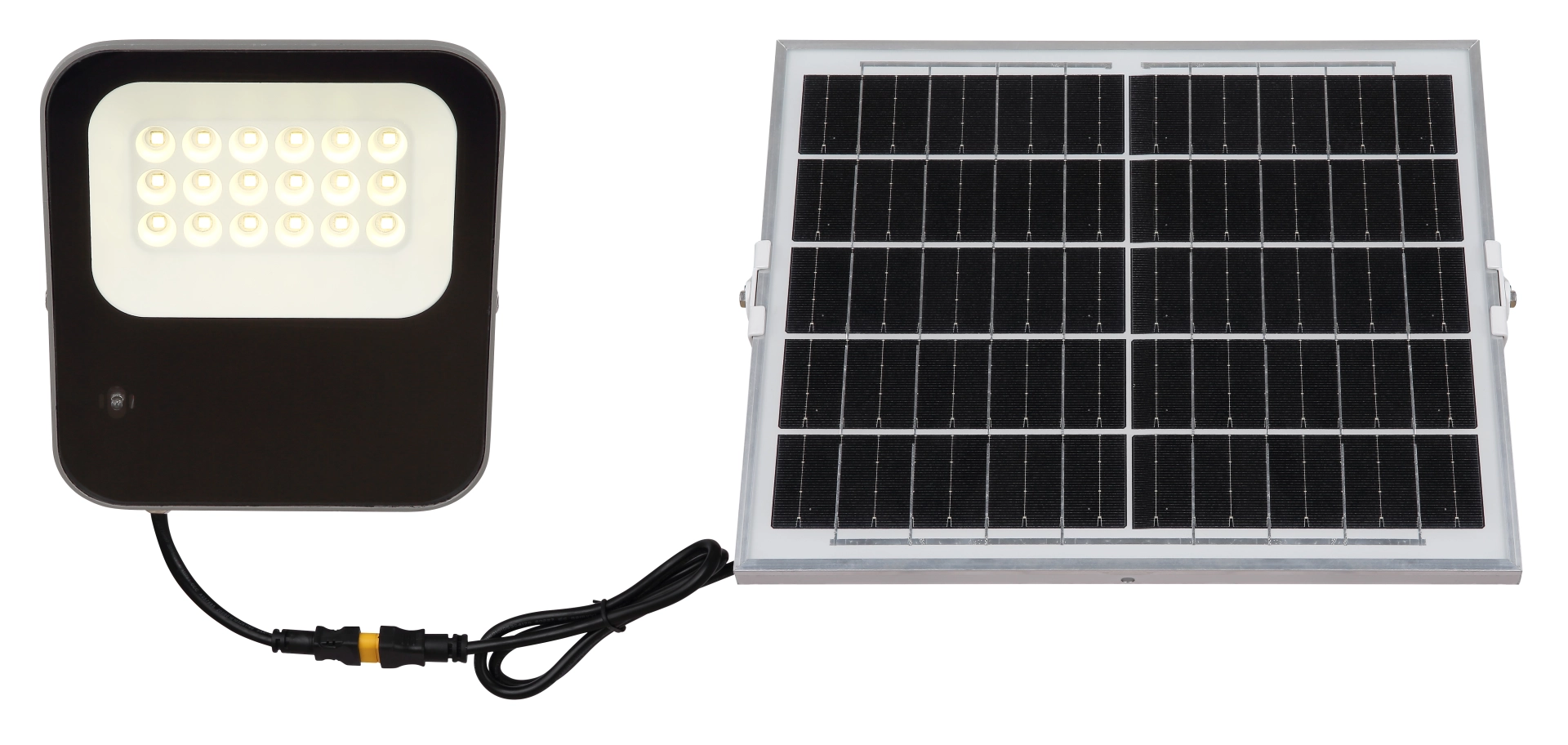 SOLARLEUCHTE ALUMINIUM DRUCKGUSS GRAU, 1XLED