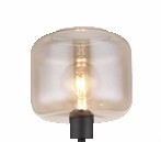 ERSATZGLAS AMBERFARBEN, DURCHMESSER 23CM