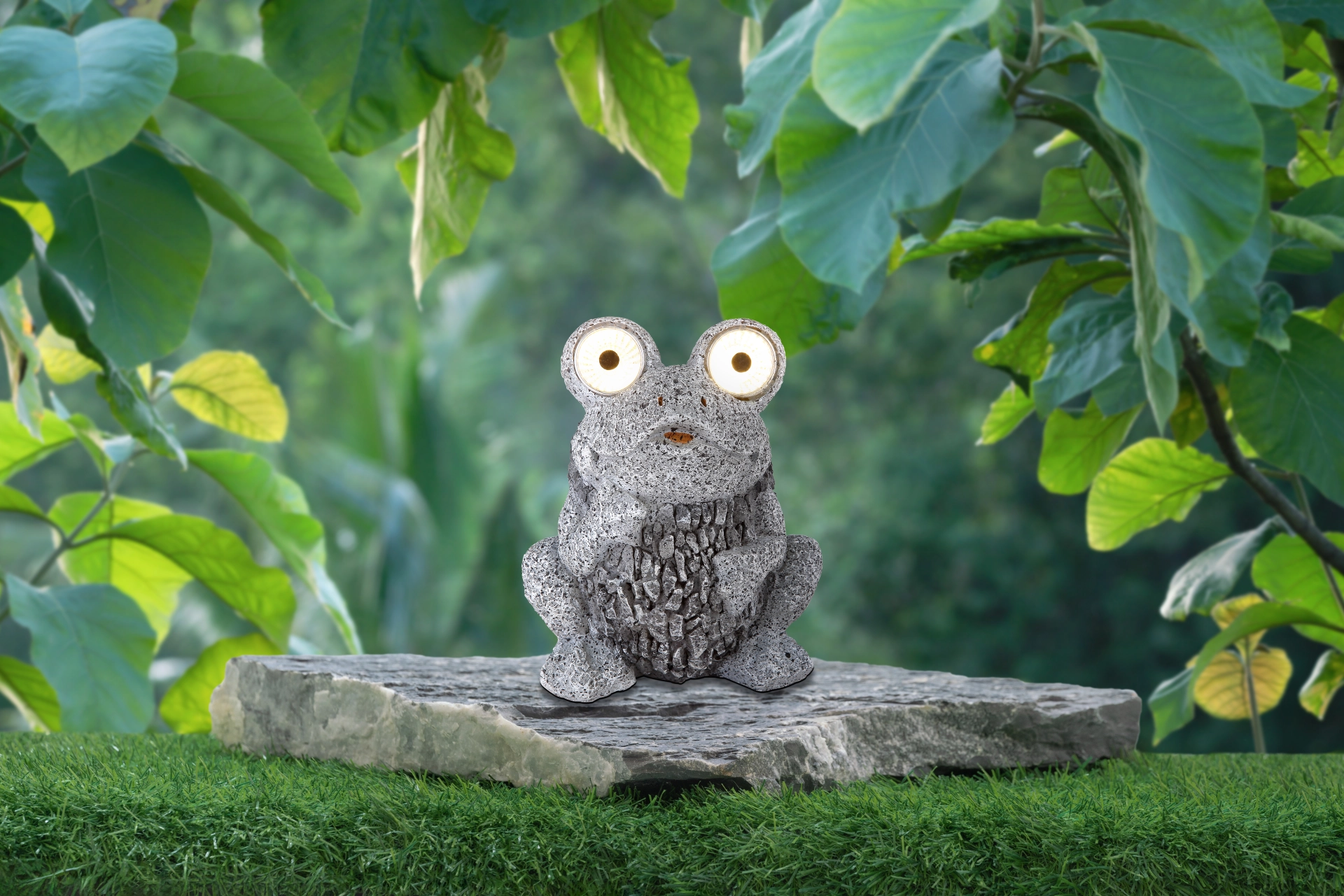 SOLARLEUCHTE KUNSTSTOFF GRAU, 2XLED