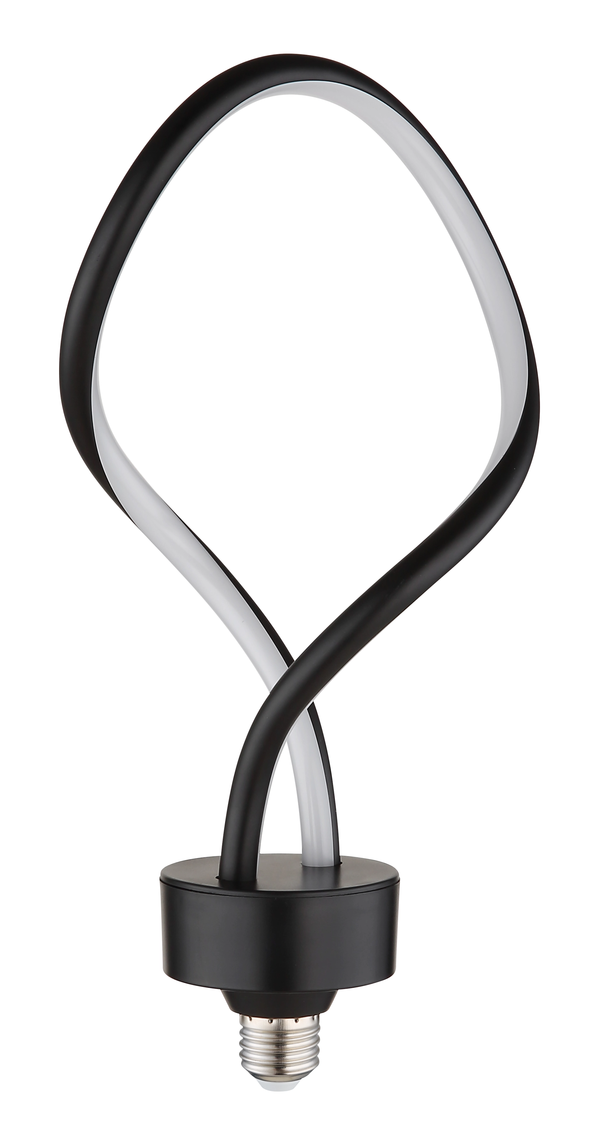 LED LEUCHTMITTEL KUNSTSTOFF SCHWARZ MATT, 1XE27 LE