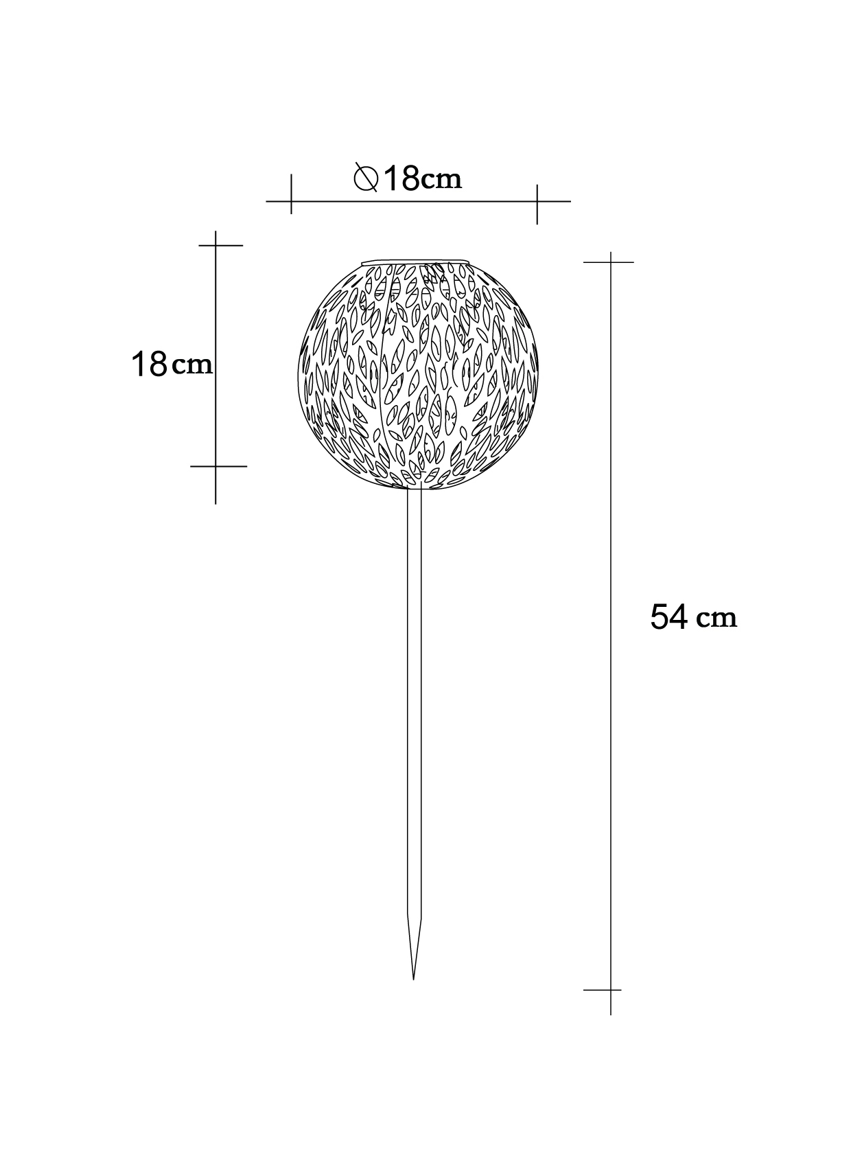 SOLARLEUCHTE METALL SILBERGRAU, 1XLED