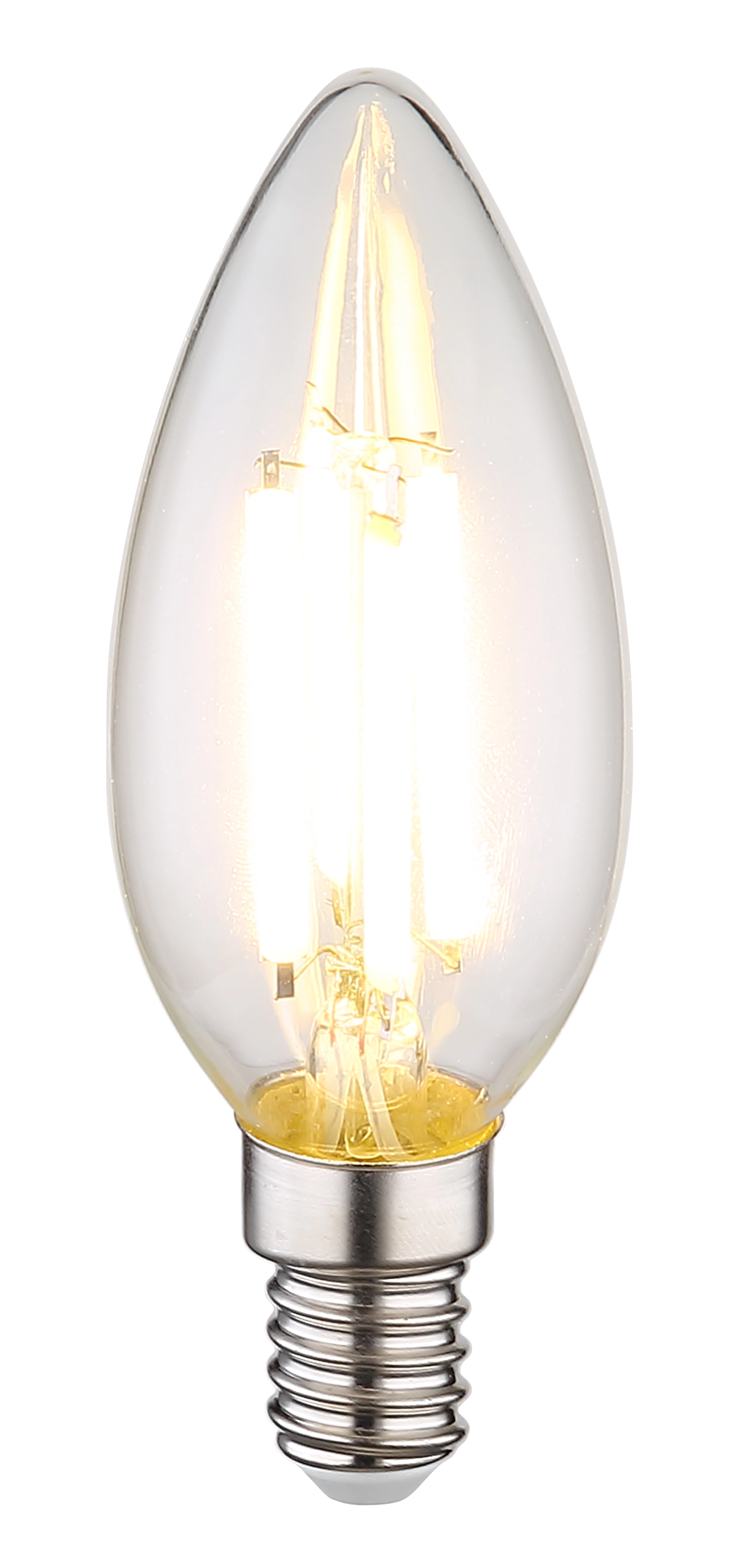 LED LEUCHTMITTEL GLAS KLAR, 1XE14 LED