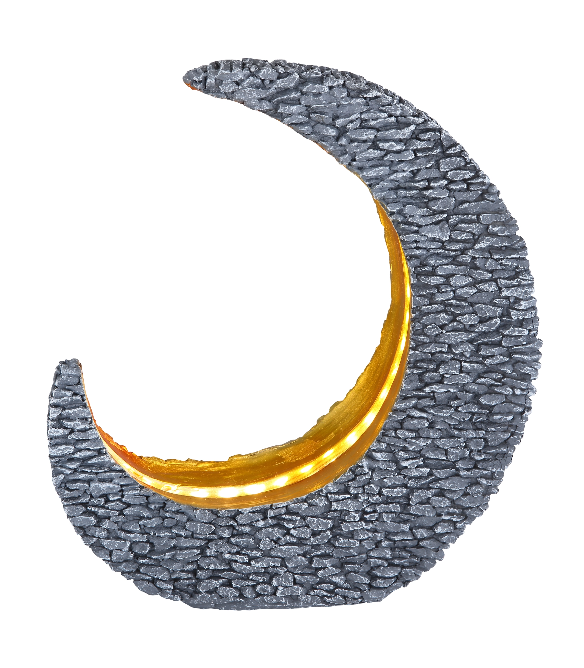 SOLARLEUCHTE KUNSTSTOFF STEINGRAU, 25XLED