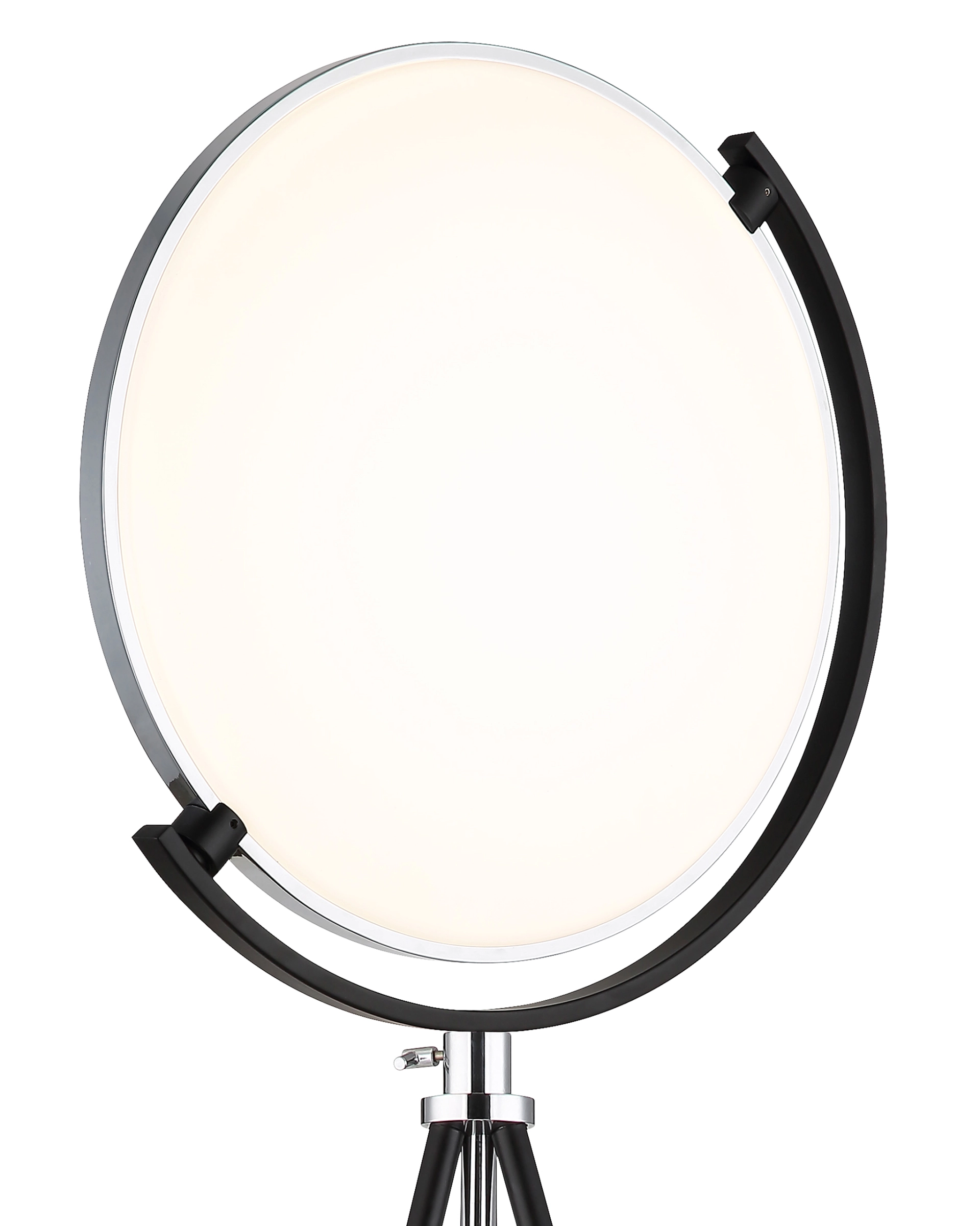 STEHLEUCHTE METALL SCHWARZ MATT, 1XLED