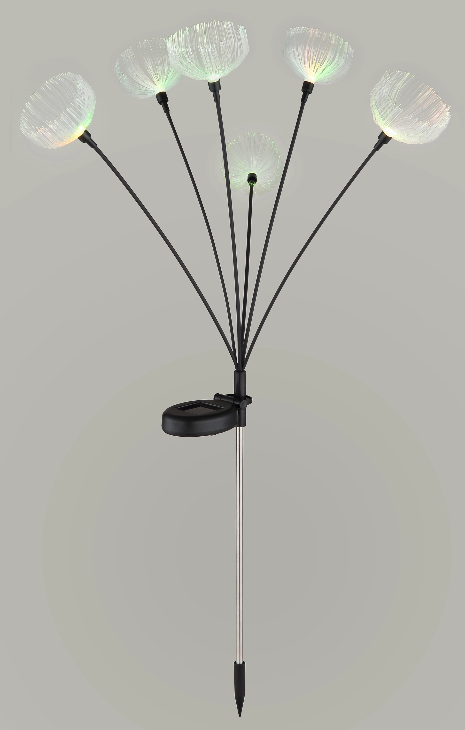 Solarleuchte - Edelstahl - Kunststoff transparent - 36091