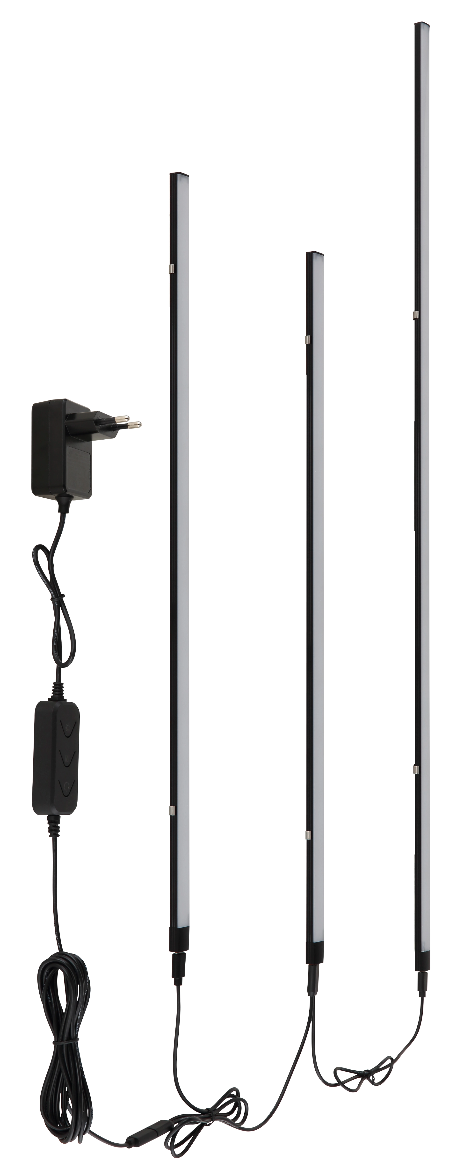 LED-BAND KUNSTSTOFF SCHWARZ MATT, 1XLED