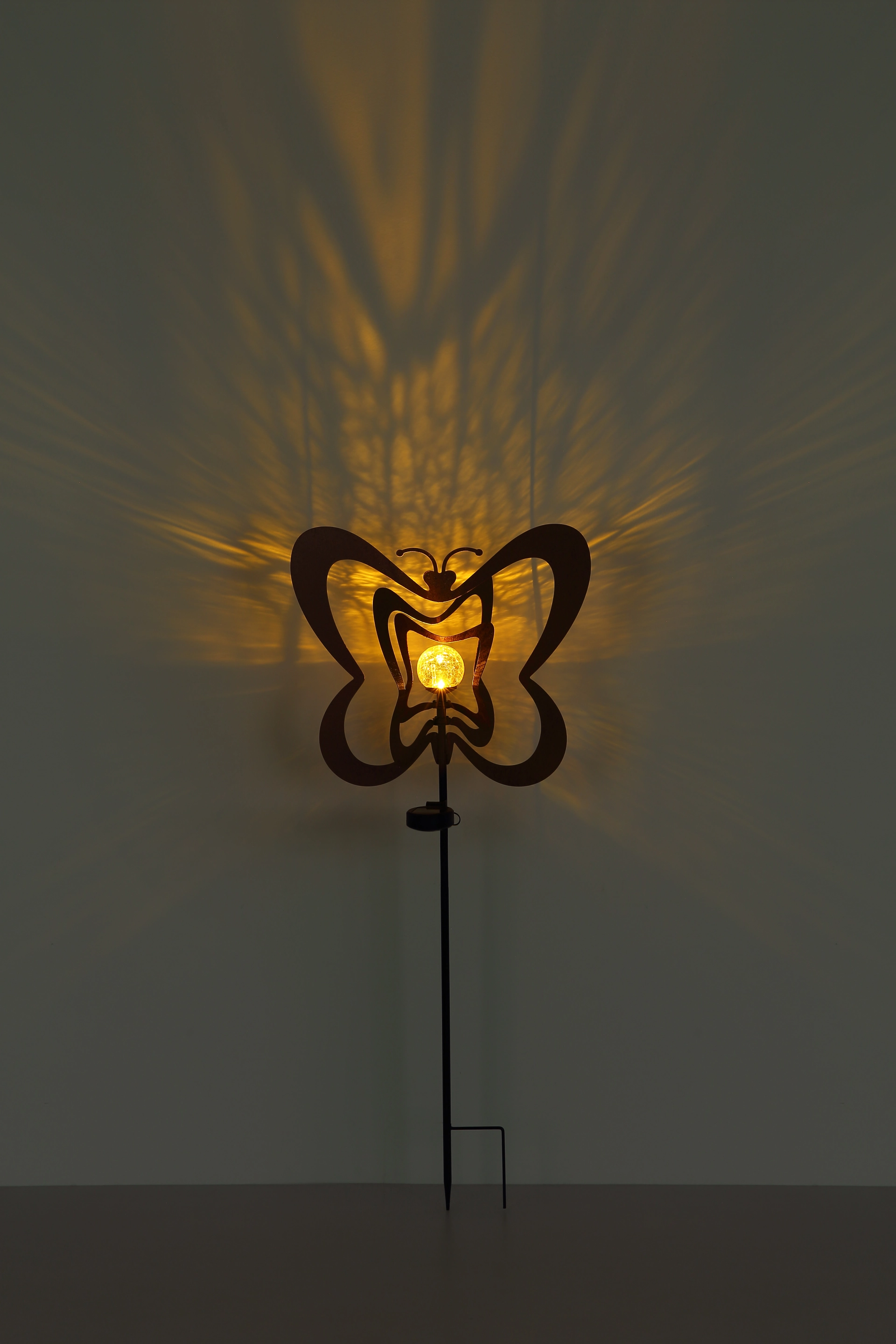 SOLARLEUCHTE METALL ROSTFARBEN, 1XLED