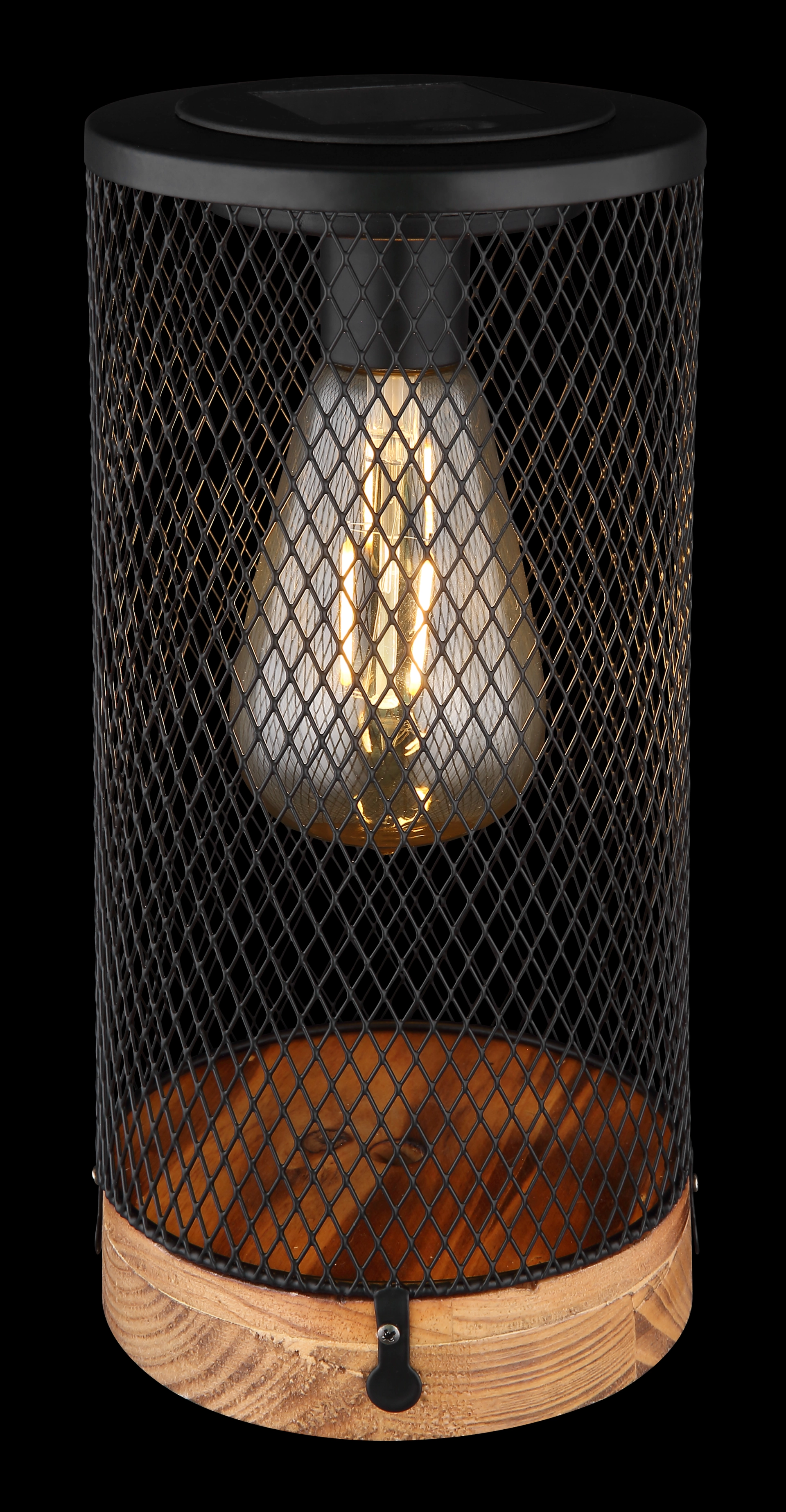 SOLARLEUCHTE HOLZ NATURFARBEN, 1XLED