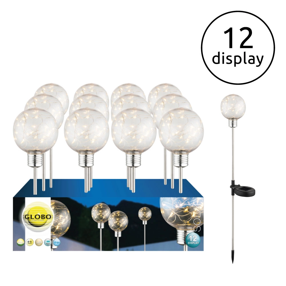 SOLARLEUCHTE EDELSTAHL, 20XLED