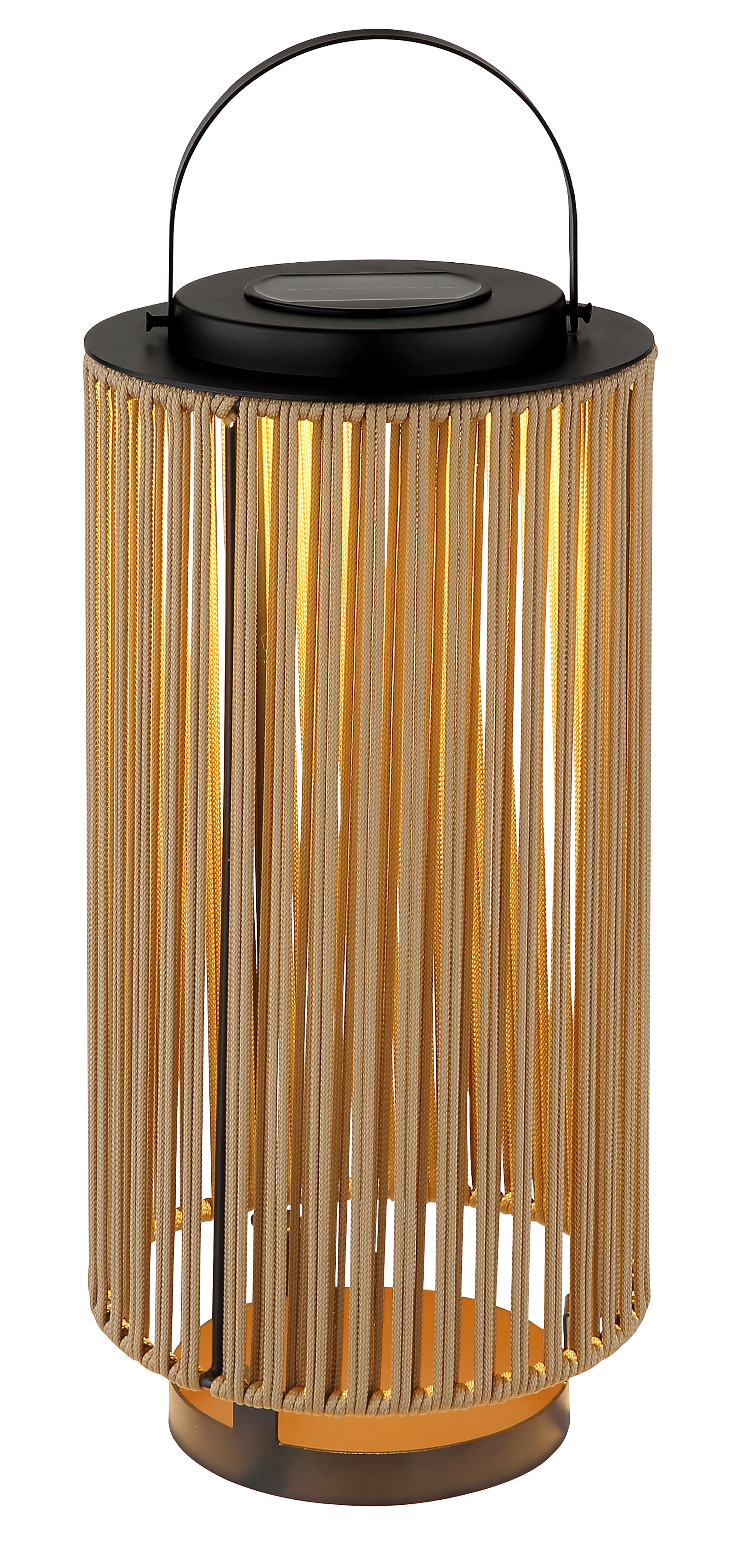 SOLARLEUCHTE METALL SCHWARZ MATT, 1XLED