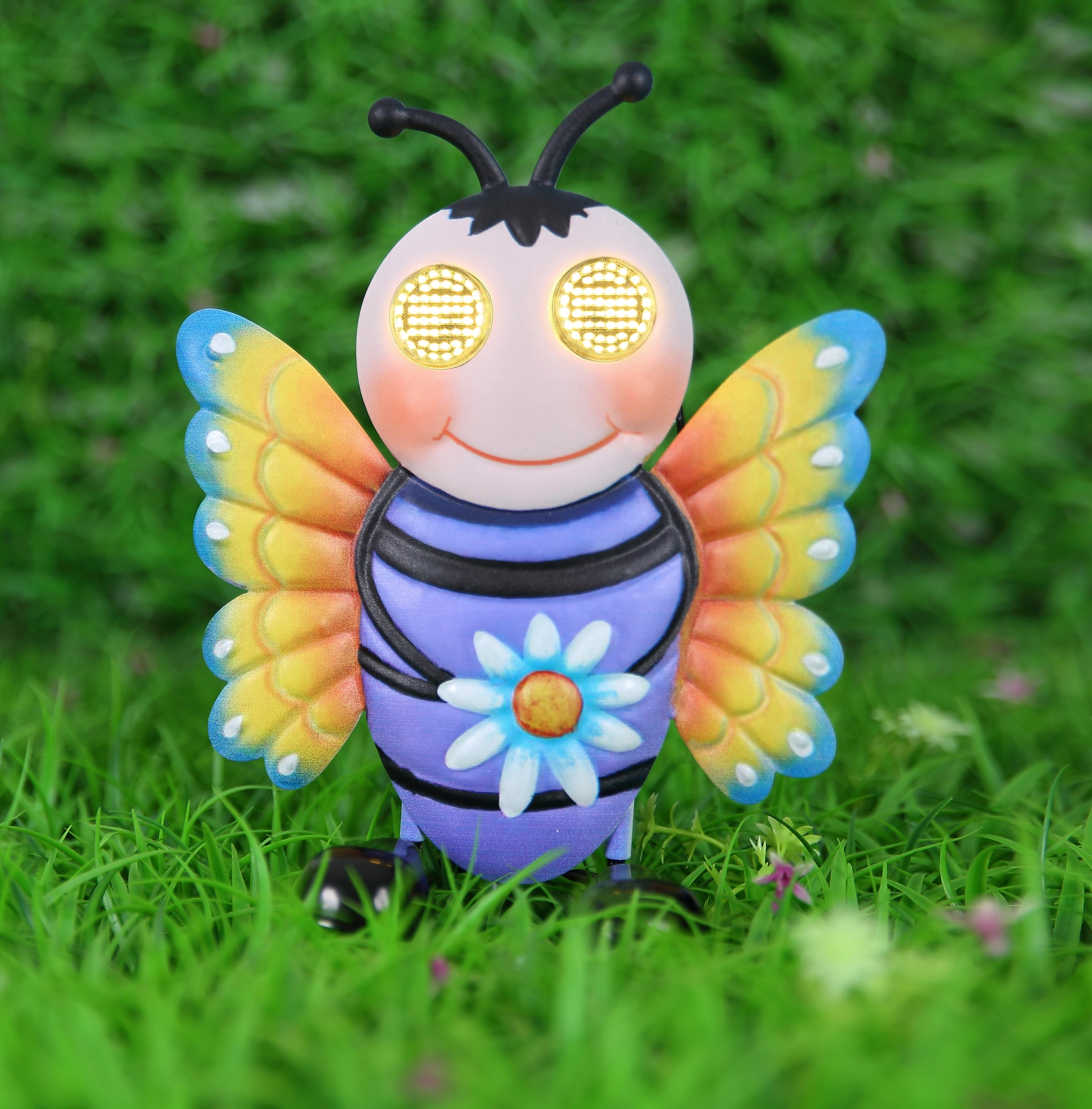 SOLARLEUCHTE METALL BUNT, 104XLED