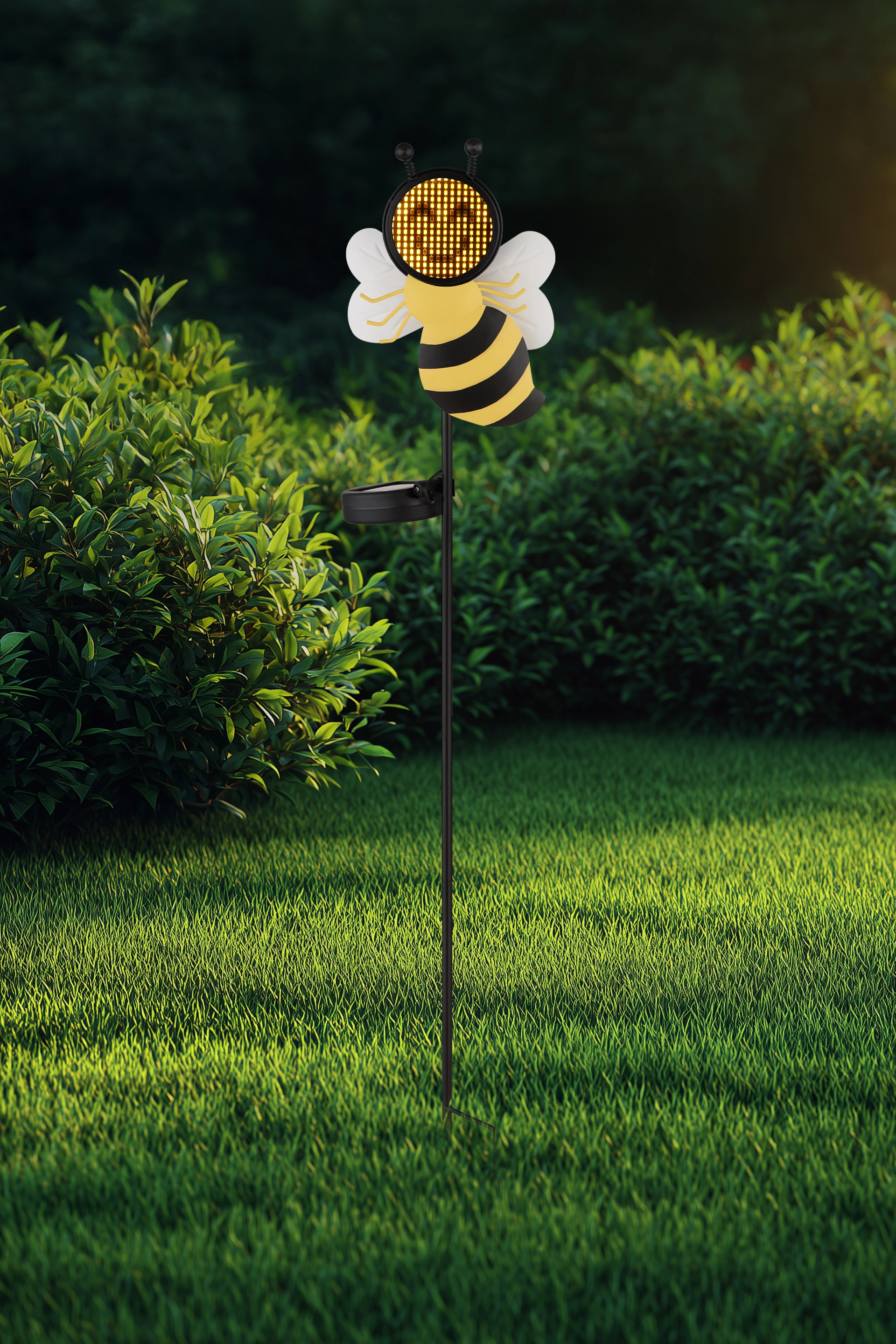 SOLARLEUCHTE METALL WEIß MATT, 200XLED