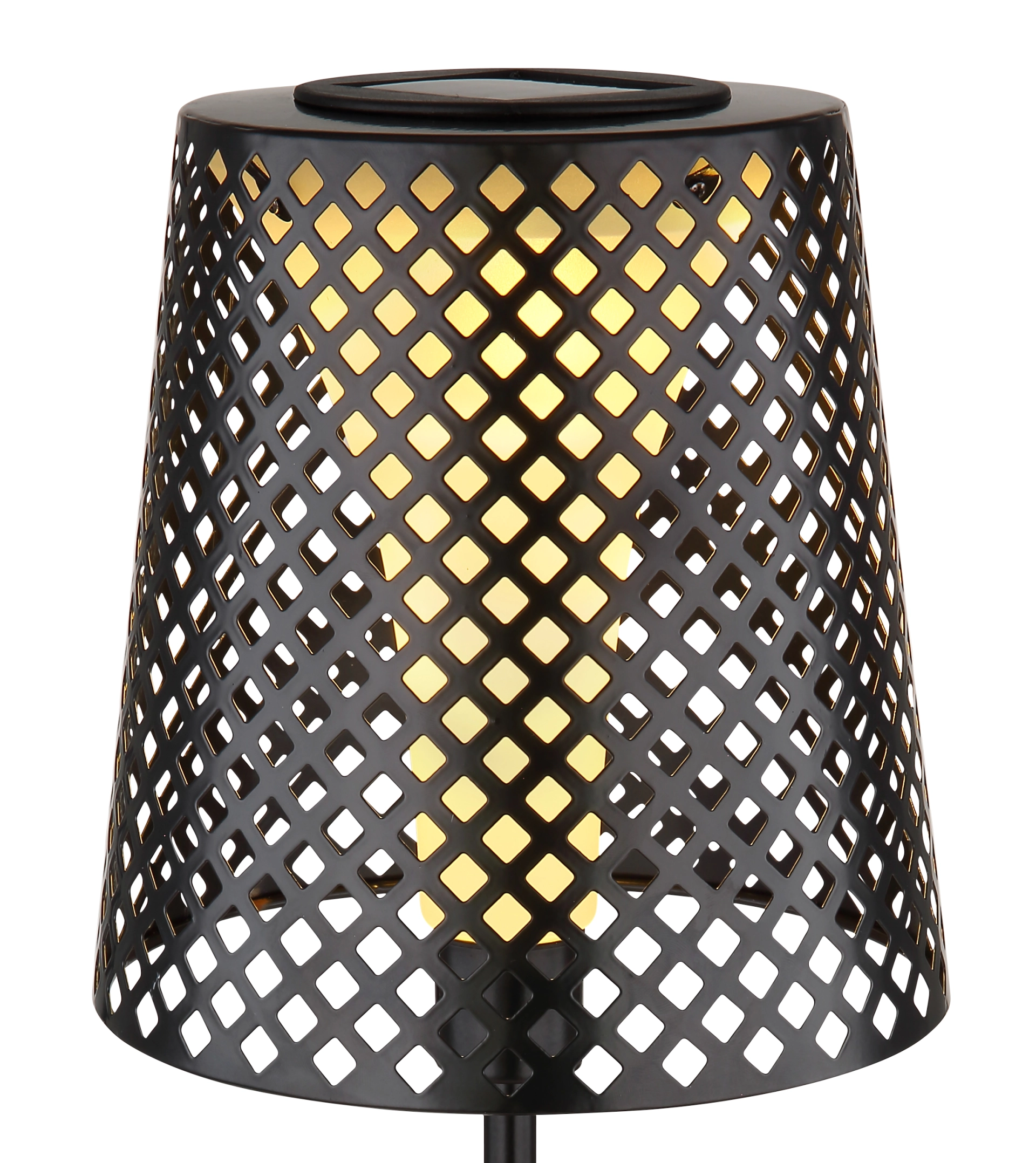 SOLARLEUCHTE METALL SCHWARZ, 1XLED