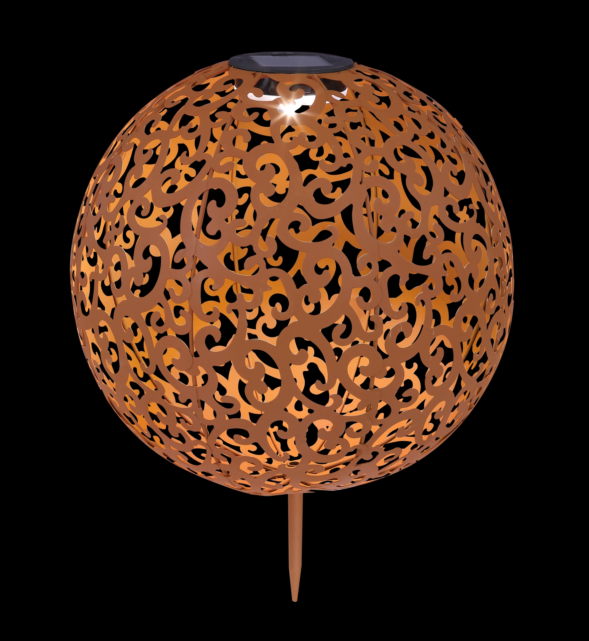 SOLARLEUCHTE METALL ROSTFARBEN, 1XLED