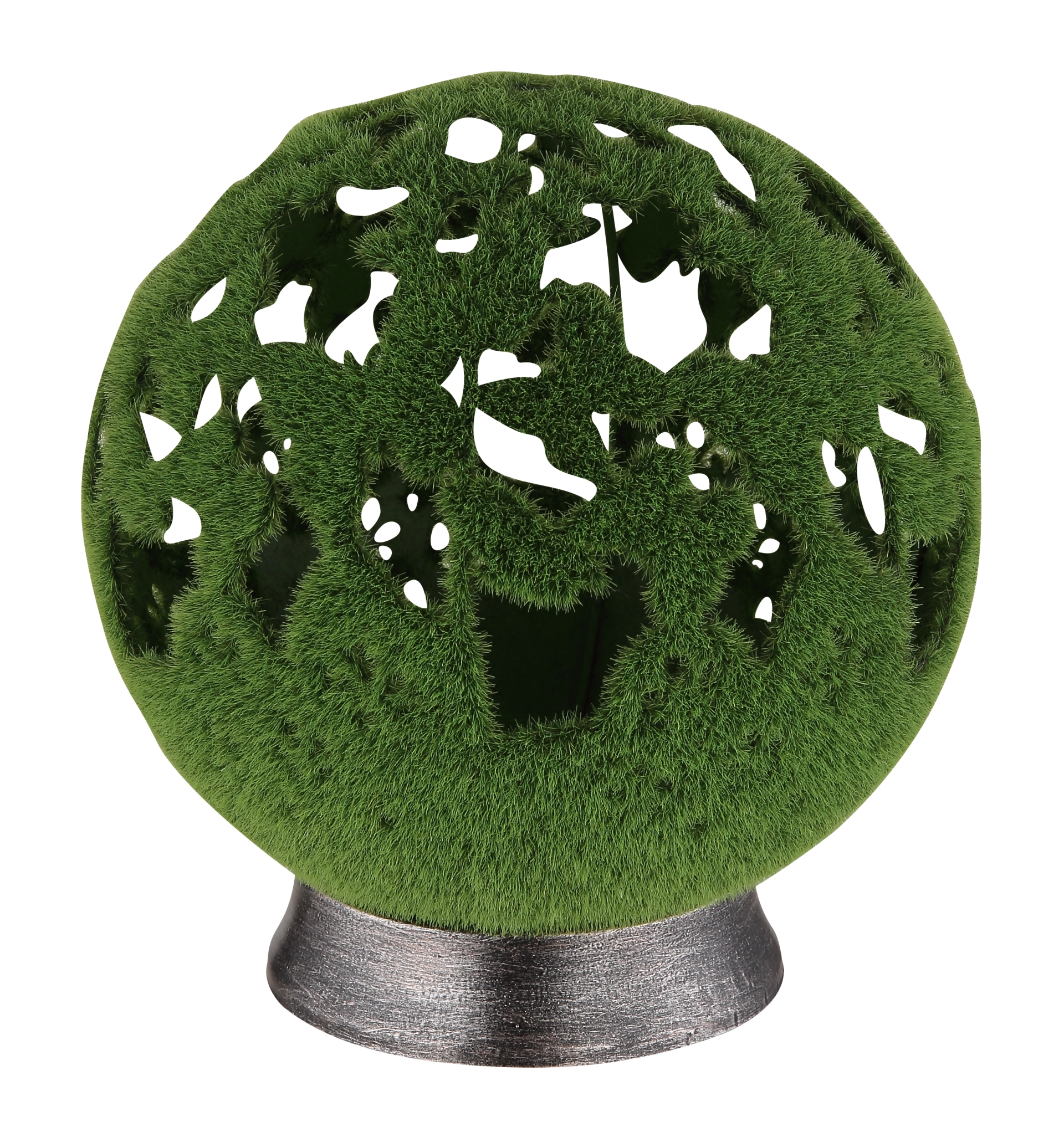 SOLARLEUCHTE METALL SILBERGRAU, 1XLED