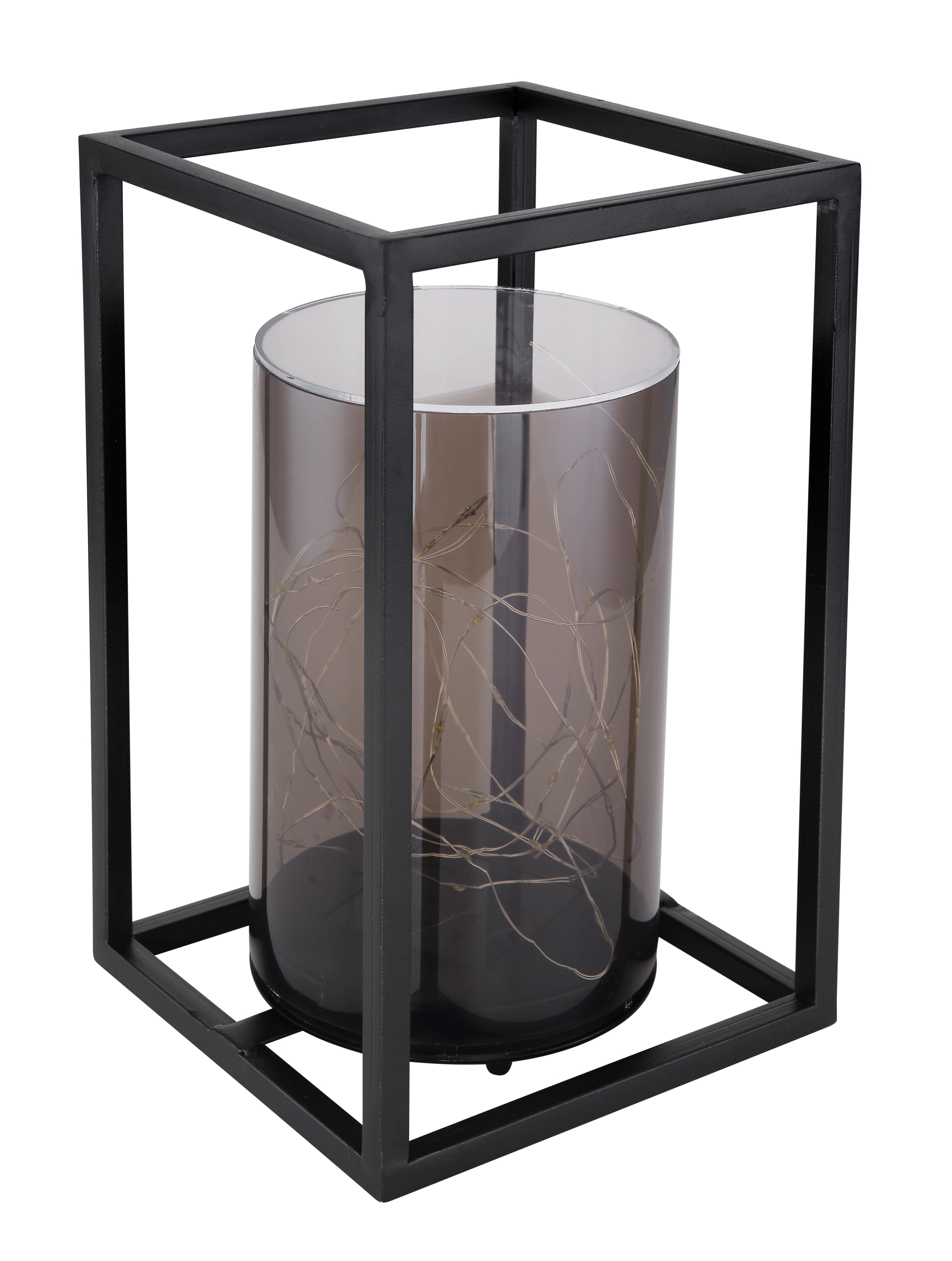 SOLARLEUCHTE METALL SCHWARZ, 40XLED