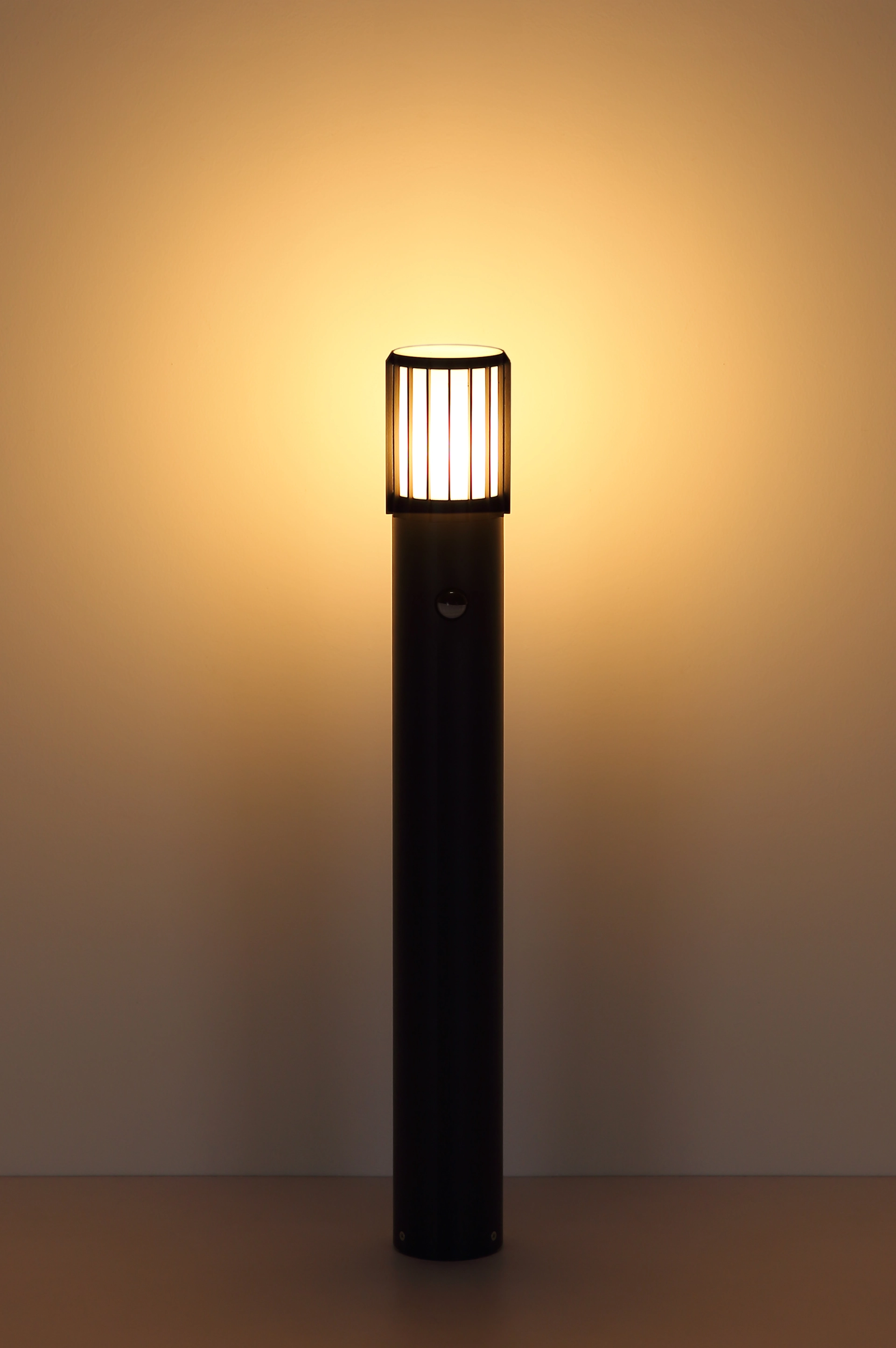 MERVIN Außenleuchte aus Aluminium in anthrazit matt mit opalem Diffusor, warmes Licht, Globo Handels GmbH