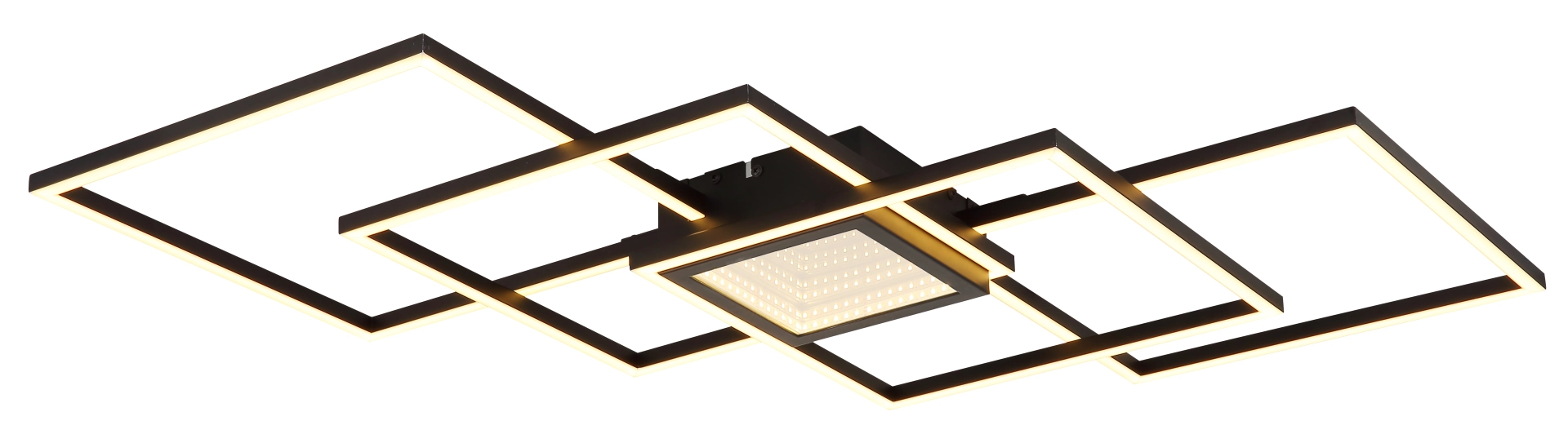 DECKENLEUCHTE METALL SCHWARZ MATT, 1XLED