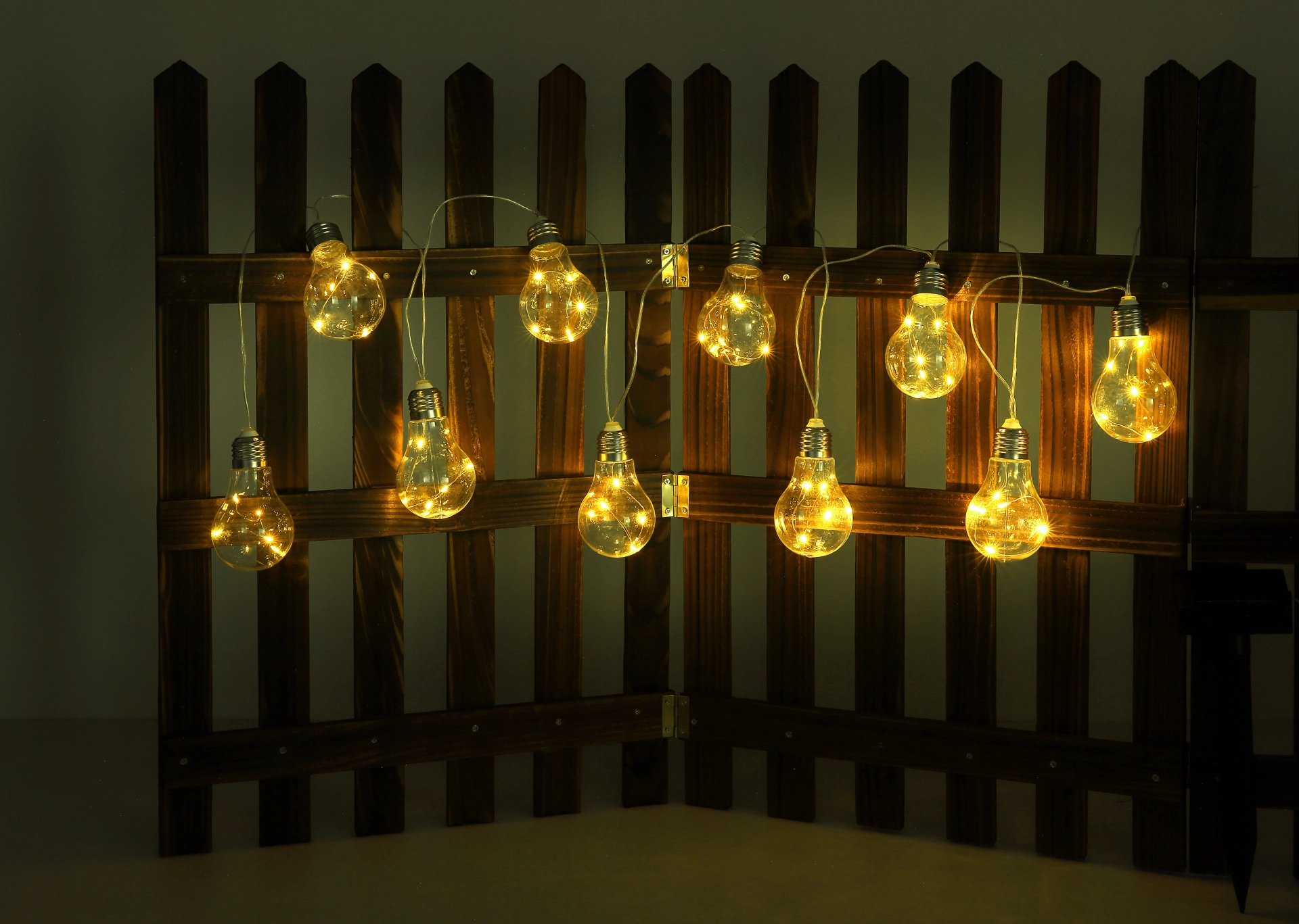 SOLARLEUCHTE KUNSTSTOFF SILBERGRAU, 10XLED