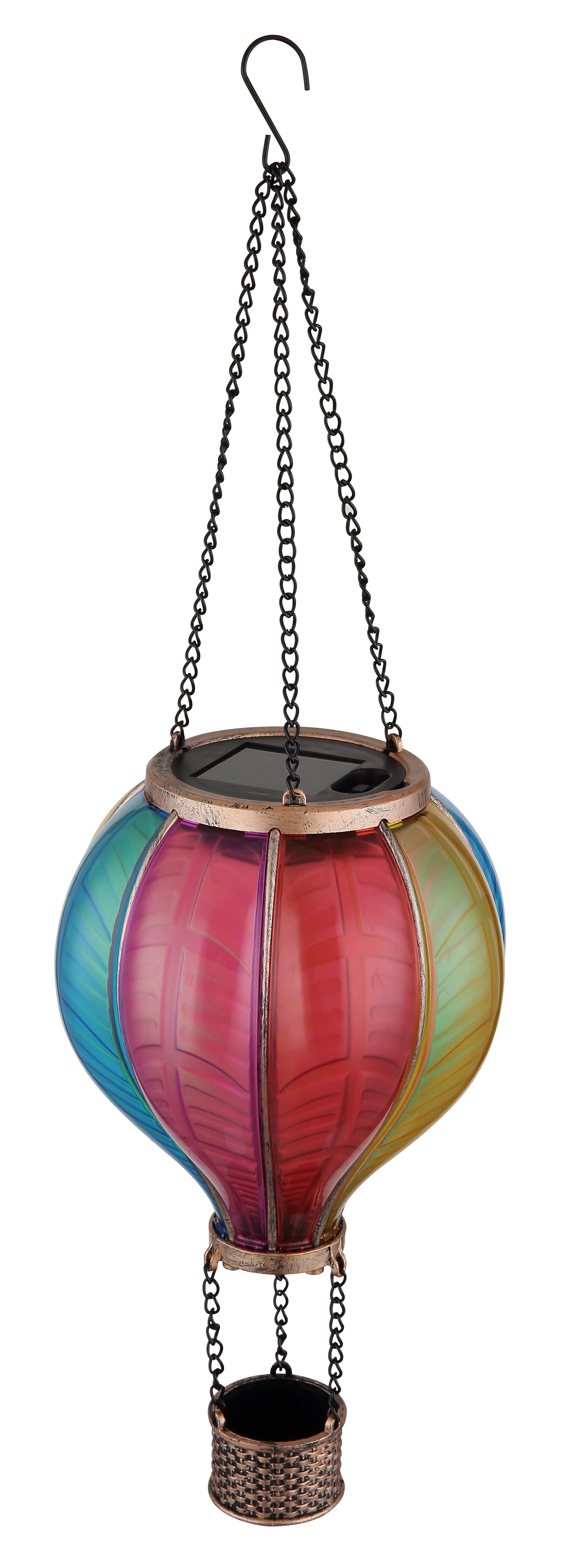 SOLARLEUCHTE METALL SCHWARZ MATT, 20XLED