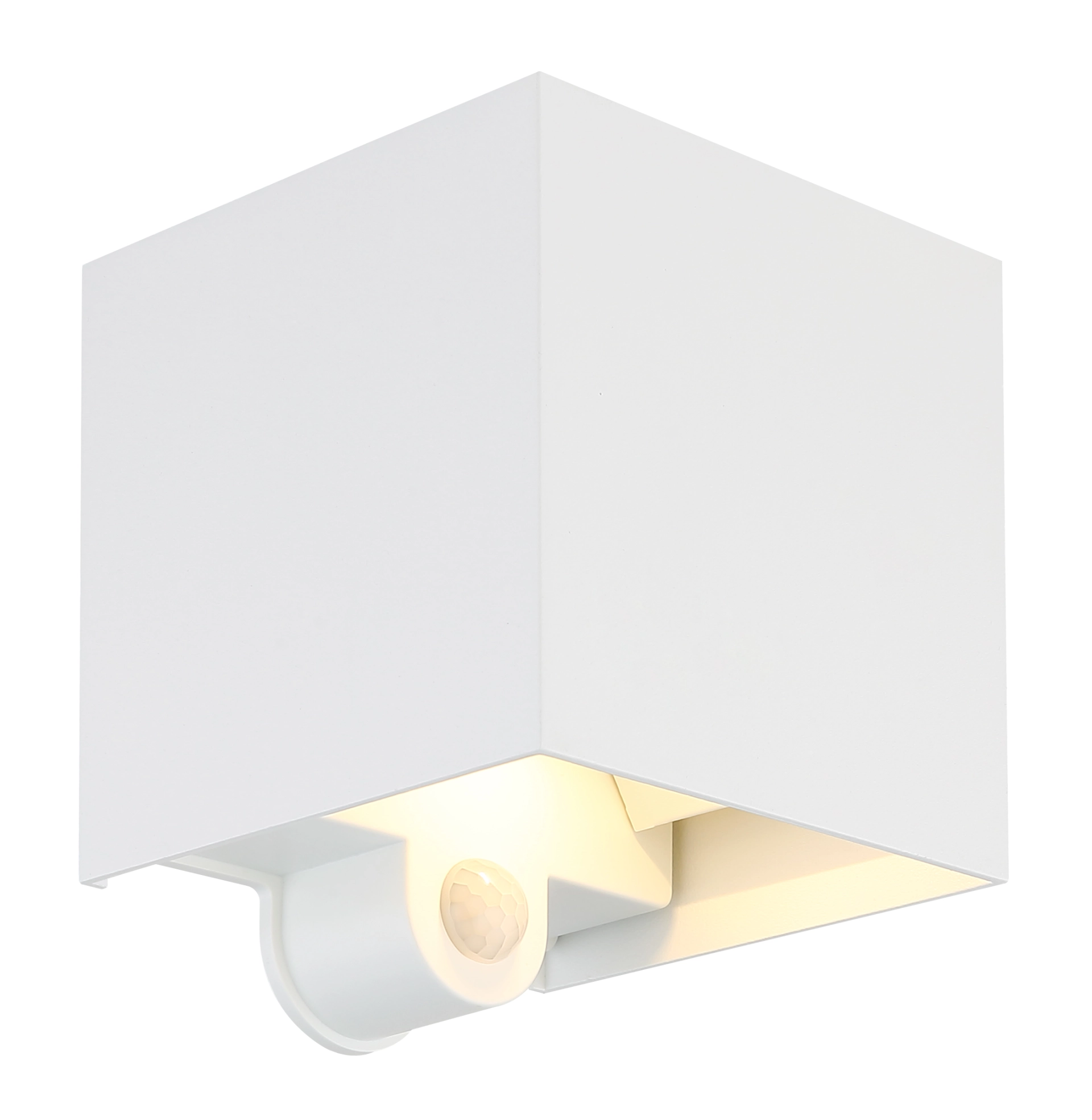 VERONIKA Außenleuchte aus weißem Aluminium-Druckguss, moderne Wandlampe von Globo (Modell 34168WSS)